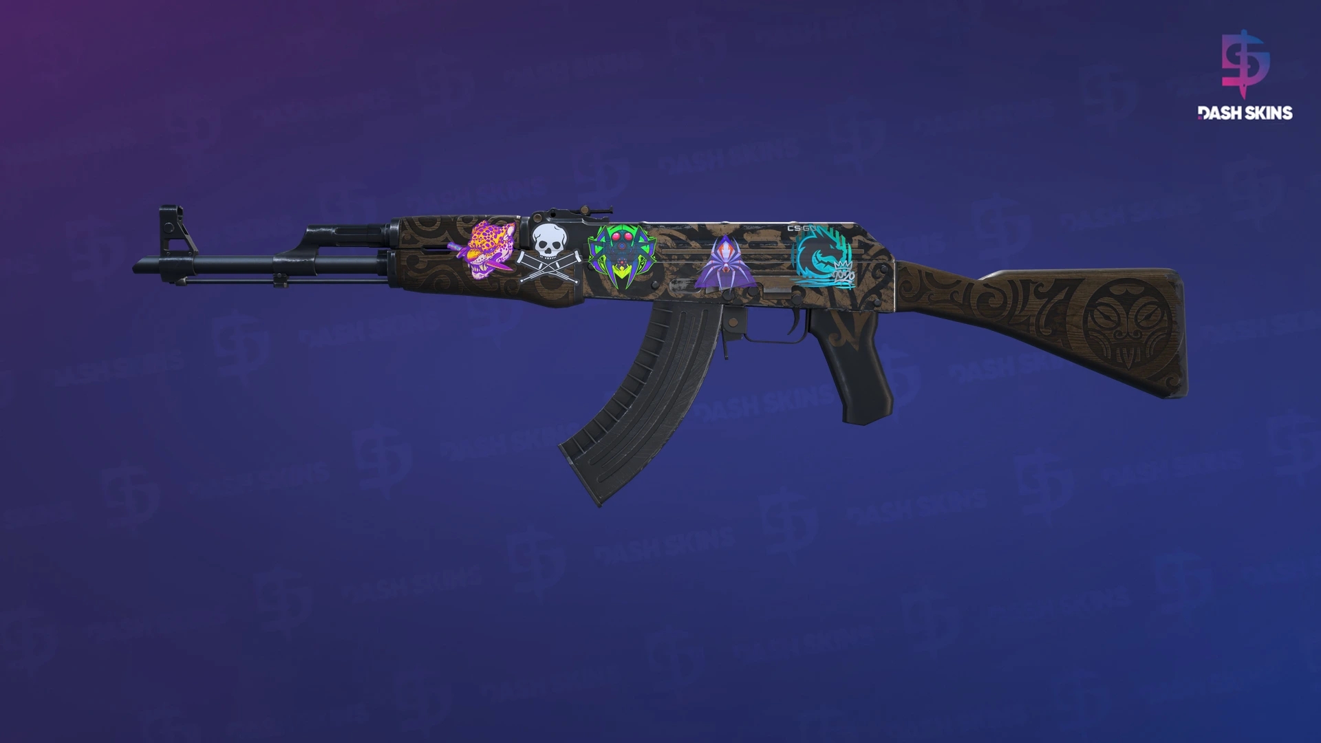 AK-47 | Uncharted (Field-Tested) Screenshot Playside