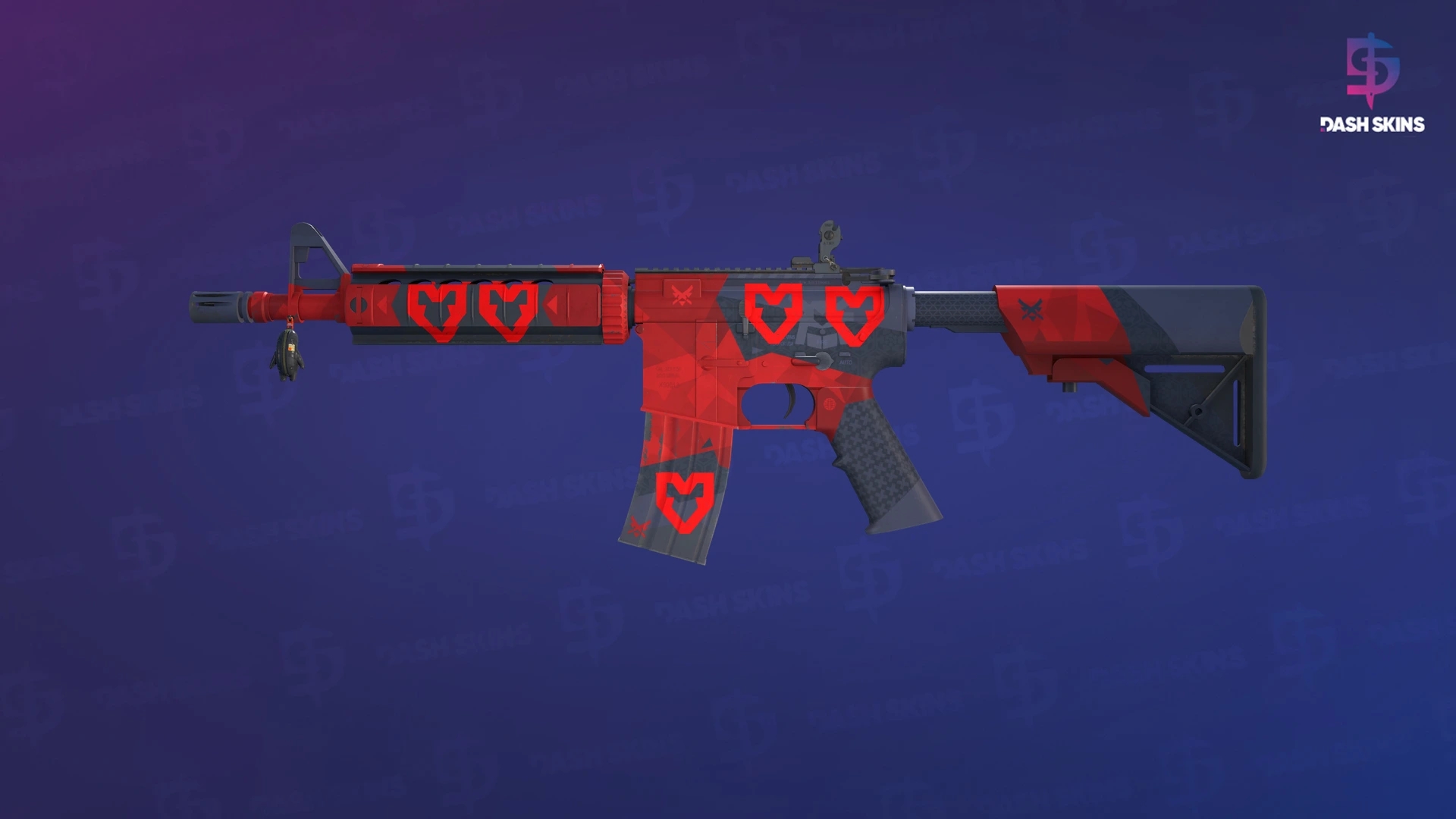 M4A4 | Evil Daimyo (Minimal Wear) Screenshot Playside