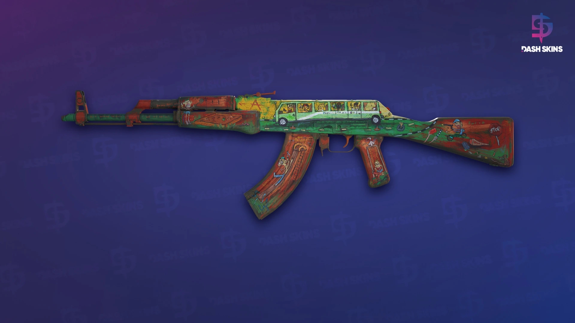 AK-47 | The Outsiders (Field-Tested) Screenshot Playside