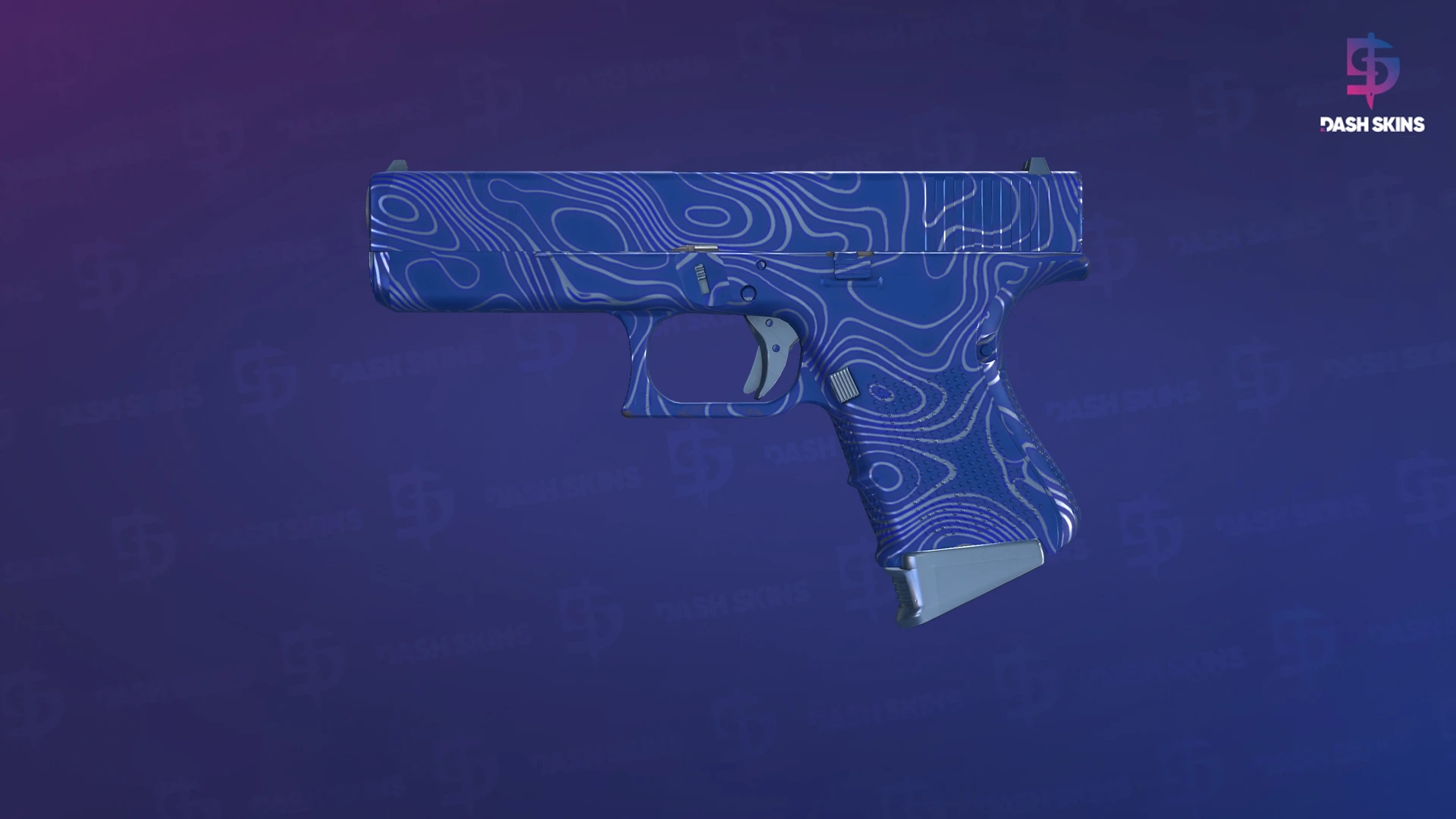 Glock-18 | Ocean Topo (Factory New) Screenshot Playside
