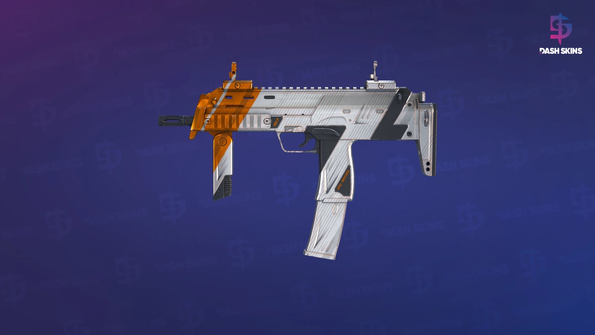 MP7 | Amberline (Minimal Wear) Screenshot Playside