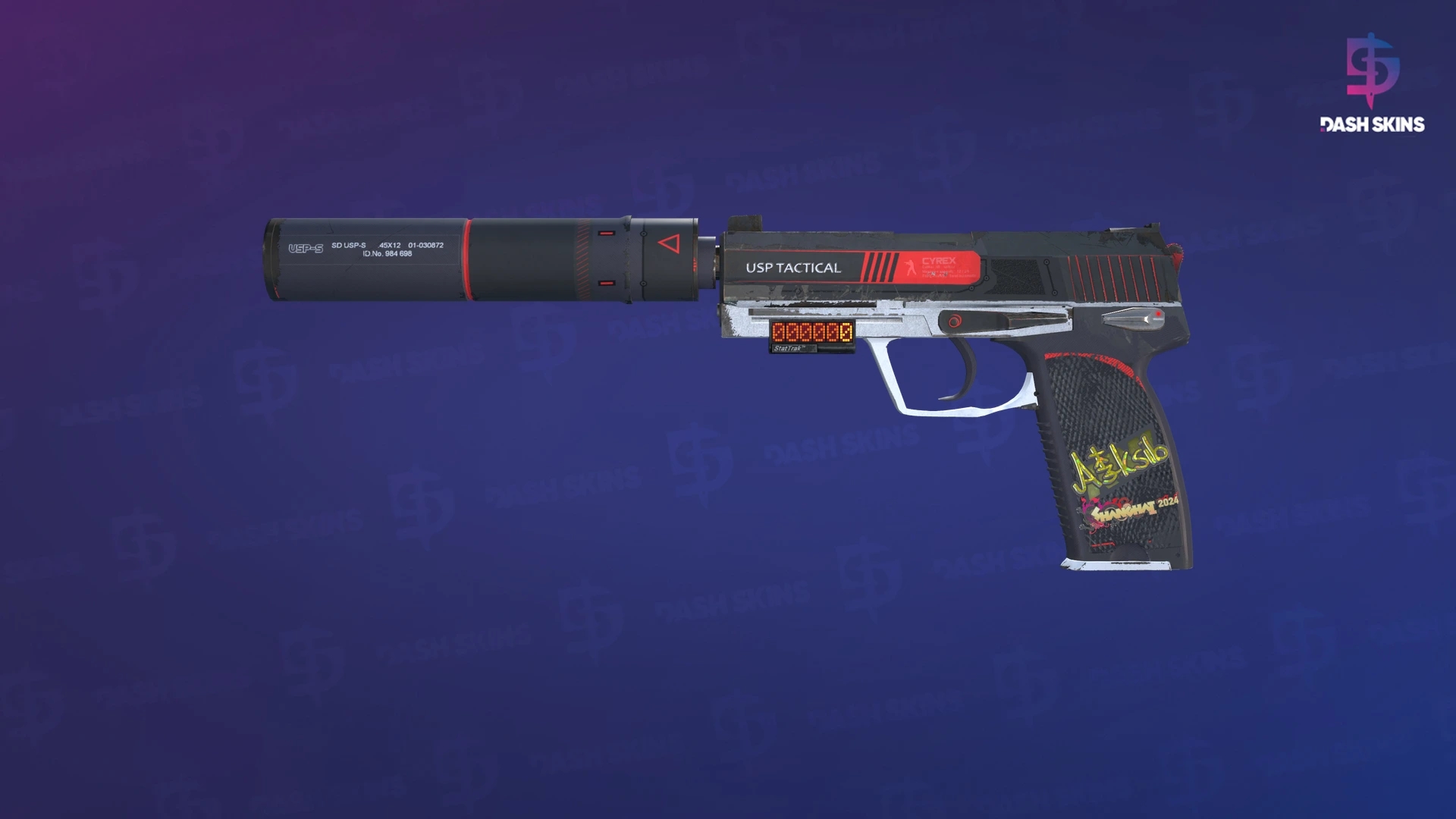 StatTrak™ USP-S | Cyrex (Field-Tested) Screenshot Playside