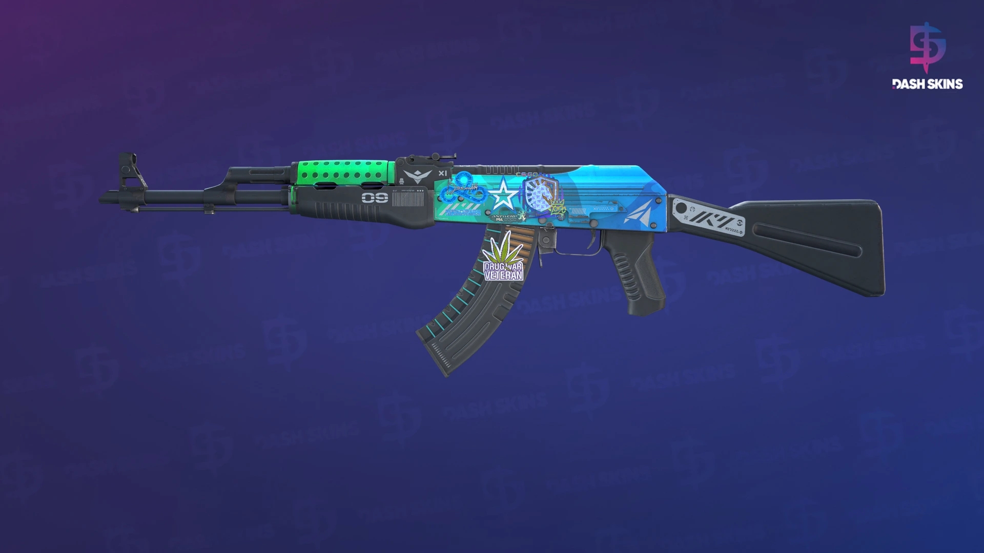 AK-47 | Ice Coaled (Field-Tested) Screenshot Playside