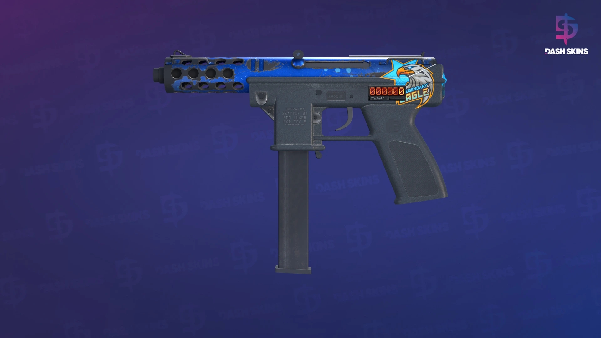 StatTrak™ Tec-9 | Ice Cap (Field-Tested) Screenshot Playside