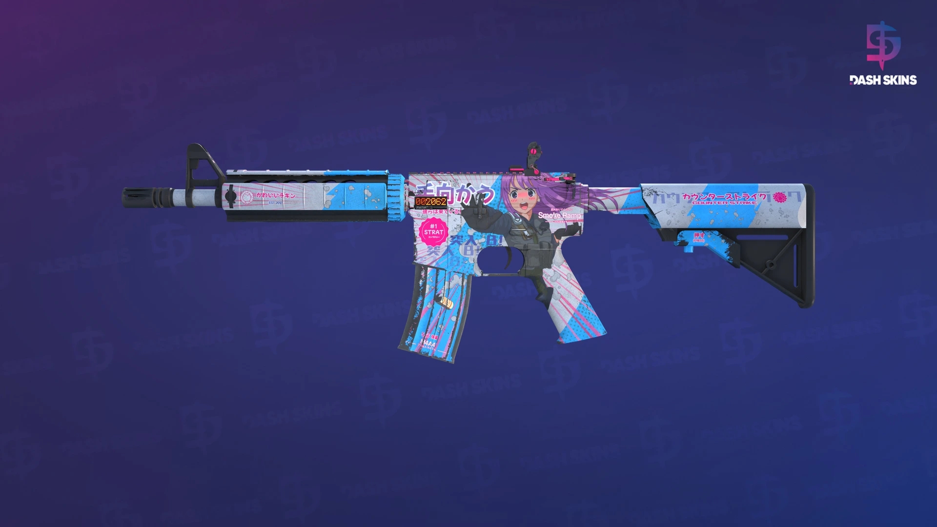 StatTrak™ M4A4 | Temukau (Field-Tested) Screenshot Playside