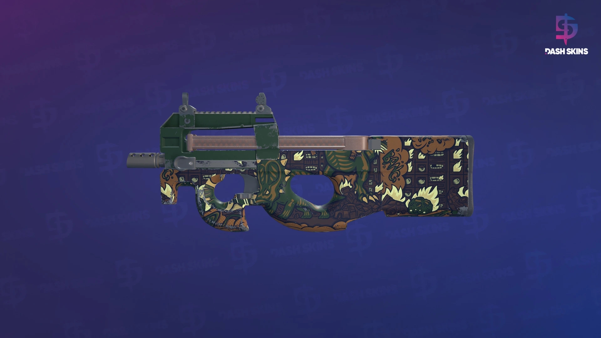 P90 | Cocoa Rampage (Minimal Wear) Screenshot Playside