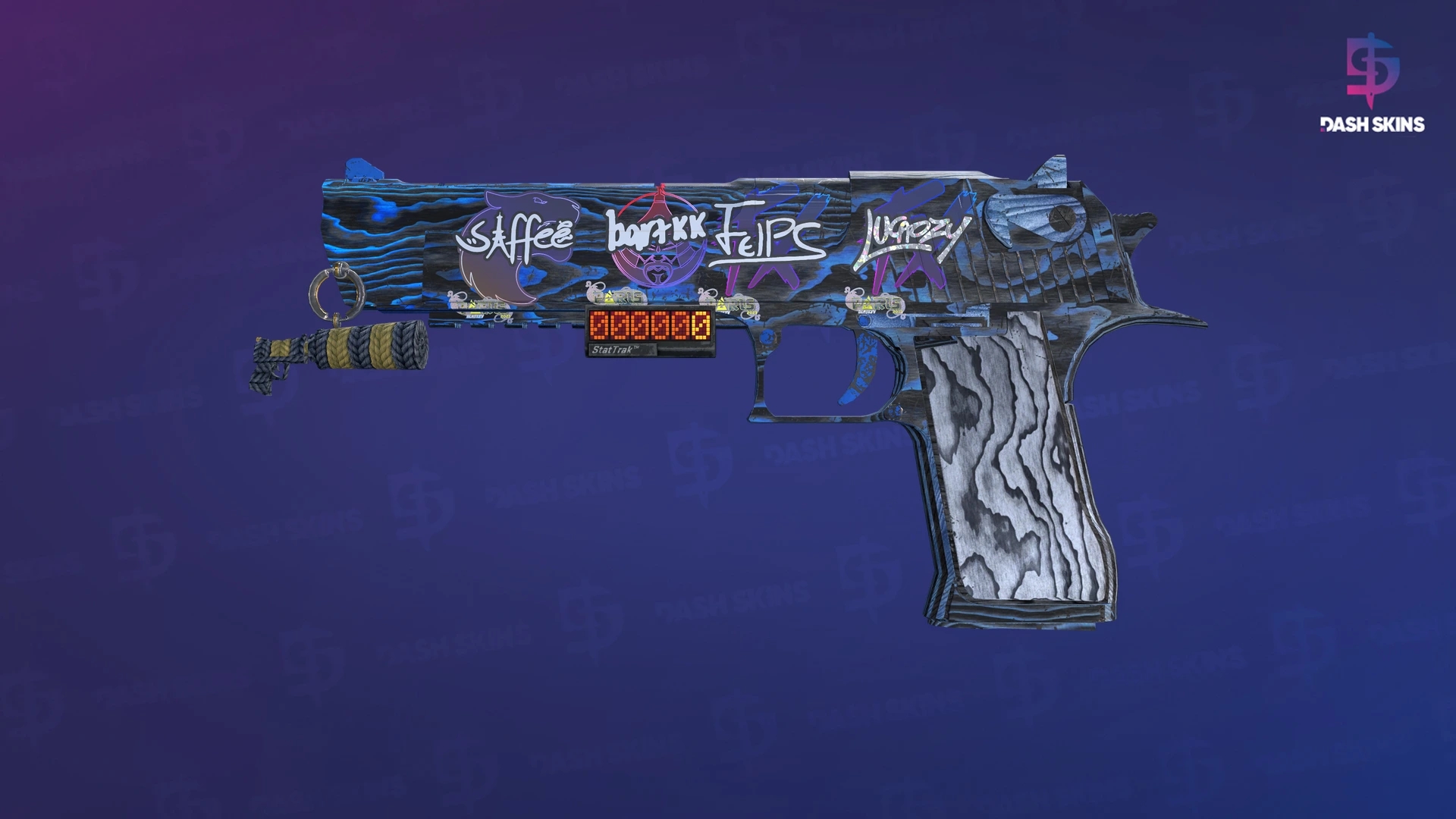 StatTrak™ Desert Eagle | Blue Ply (Well-Worn) Screenshot Playside