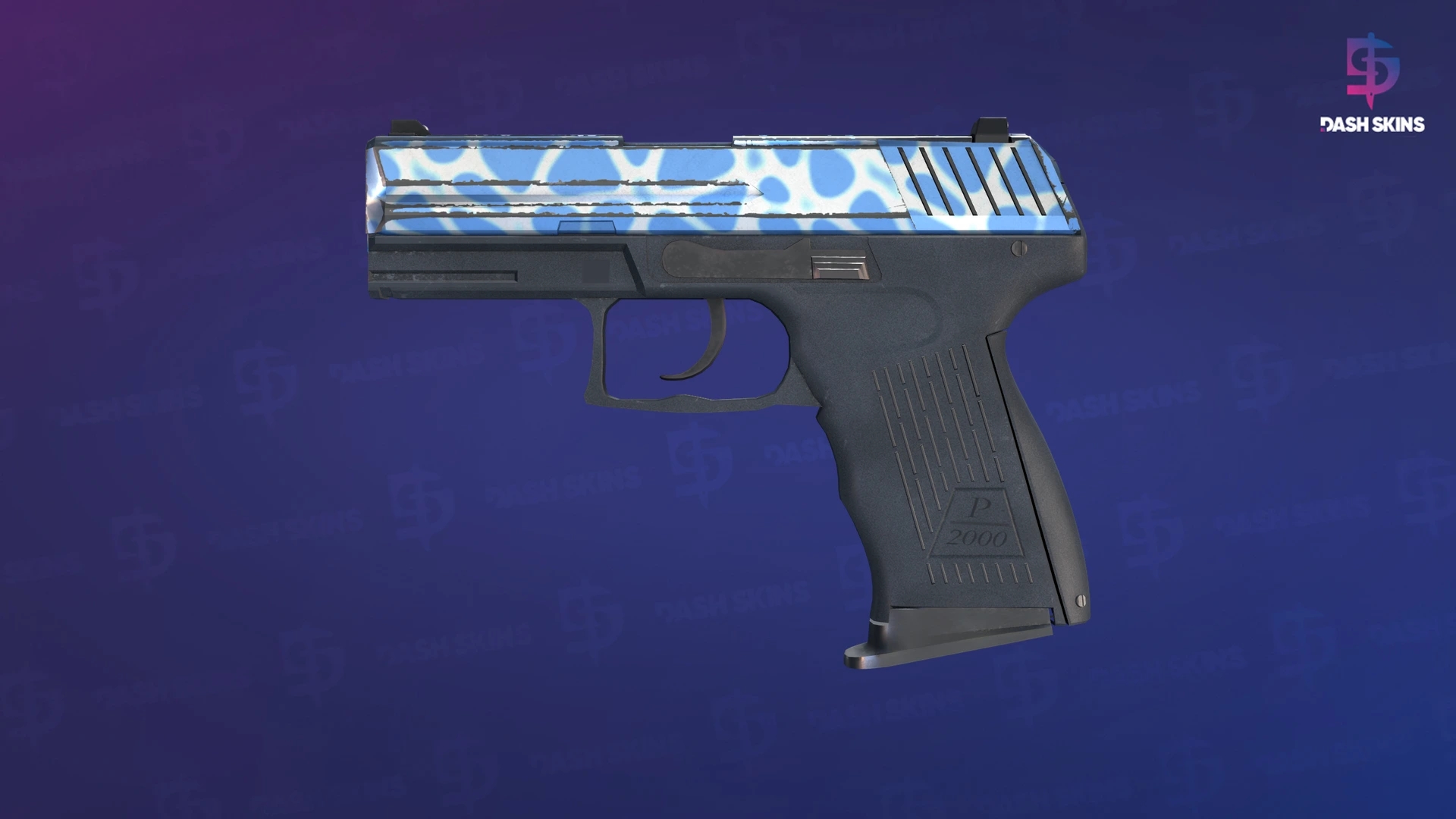 P2000 | Ocean Foam (Minimal Wear) Screenshot Playside