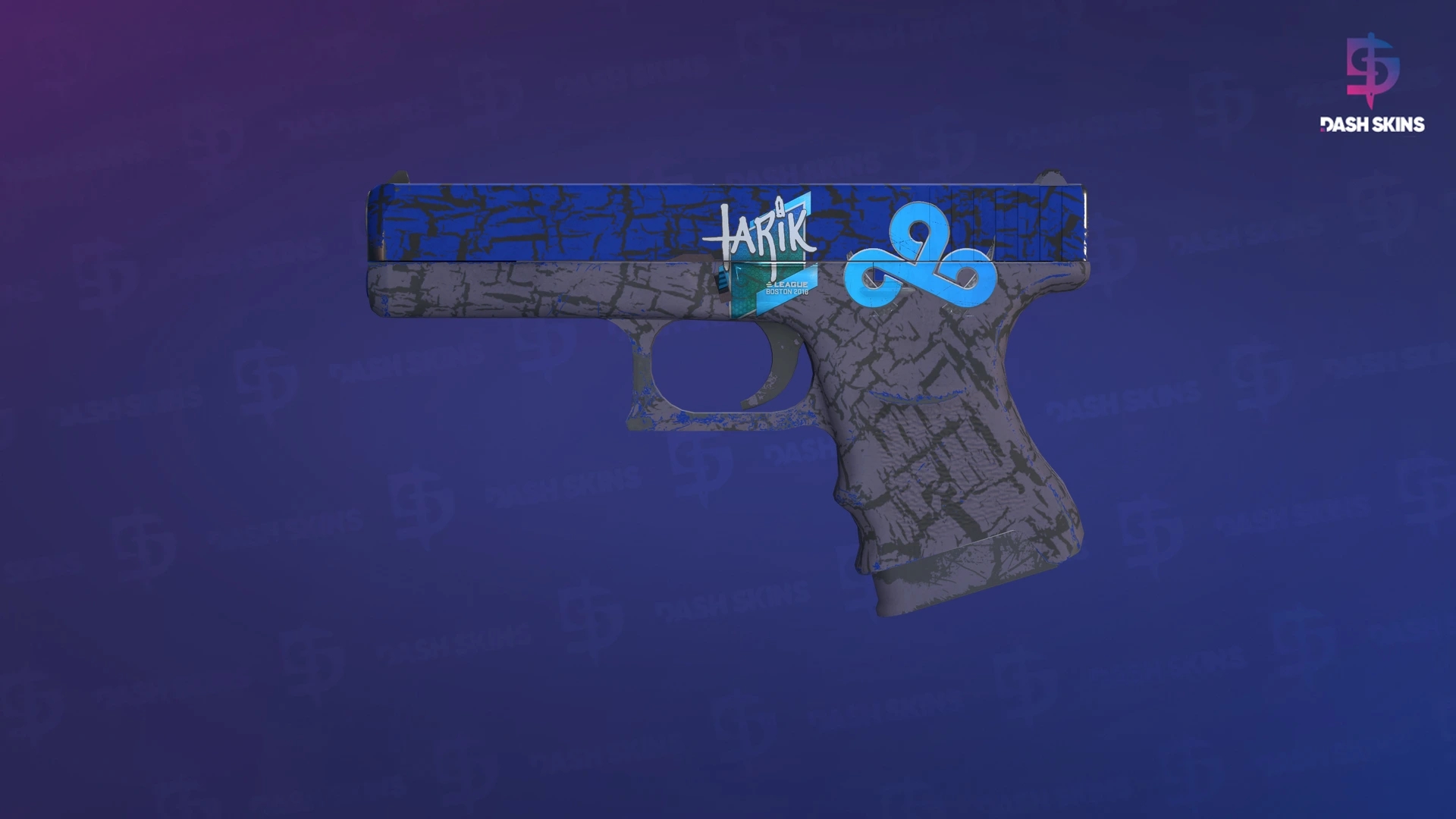Glock-18 | Blue Fissure (Field-Tested) Screenshot Playside