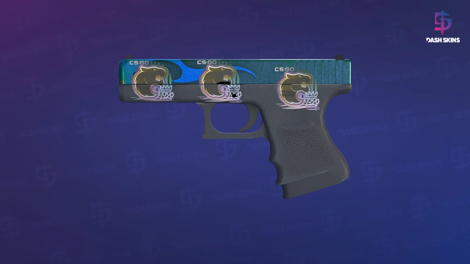 Glock-18 | Bunsen Burner (Battle-Scarred) Screenshot Playside