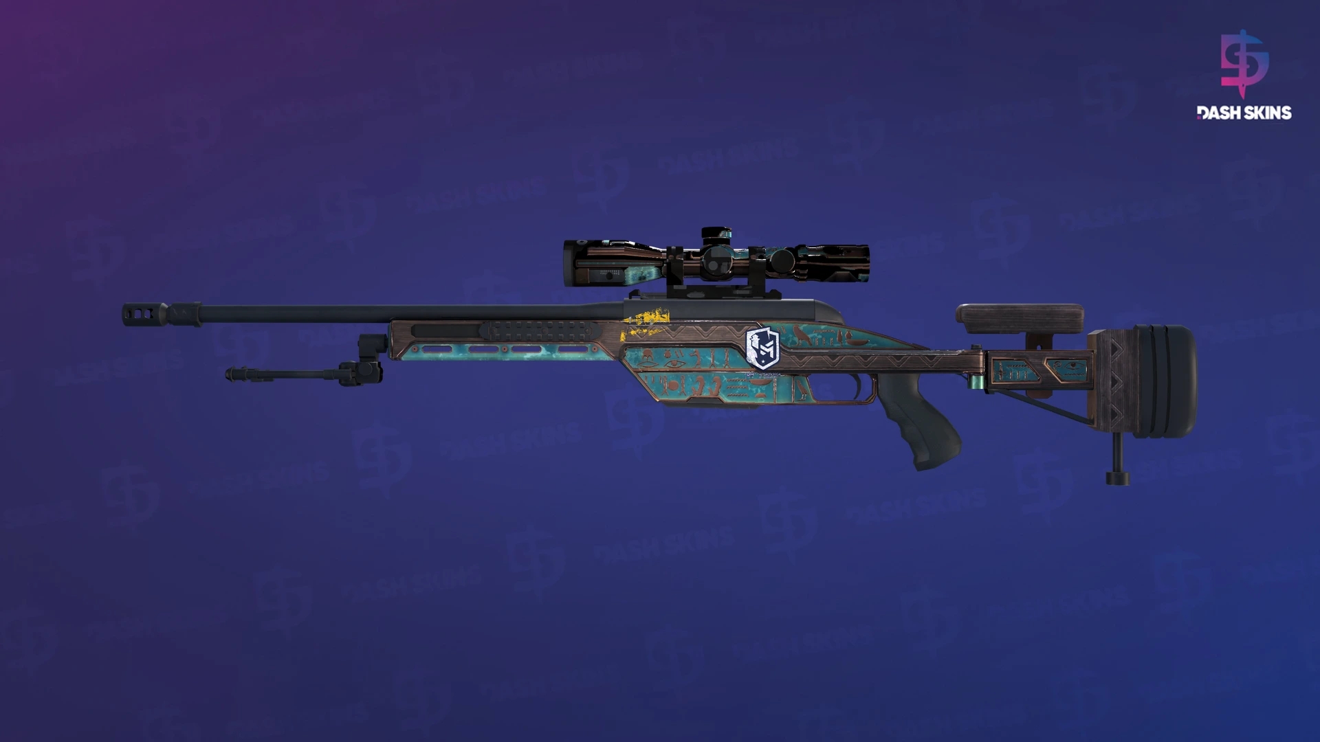 SSG 08 | Azure Glyph (Factory New) Screenshot Playside