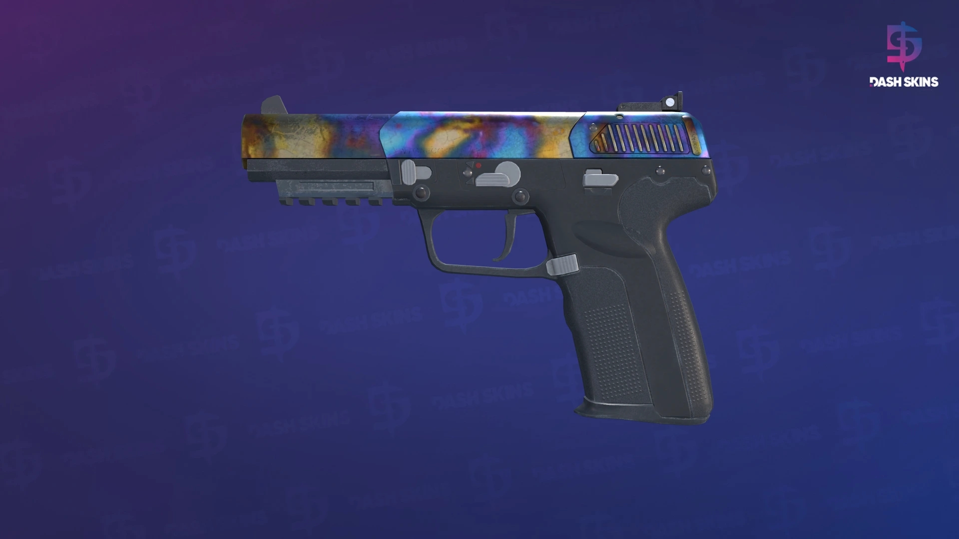 Five-SeveN | Case Hardened (Well-Worn) Screenshot Playside