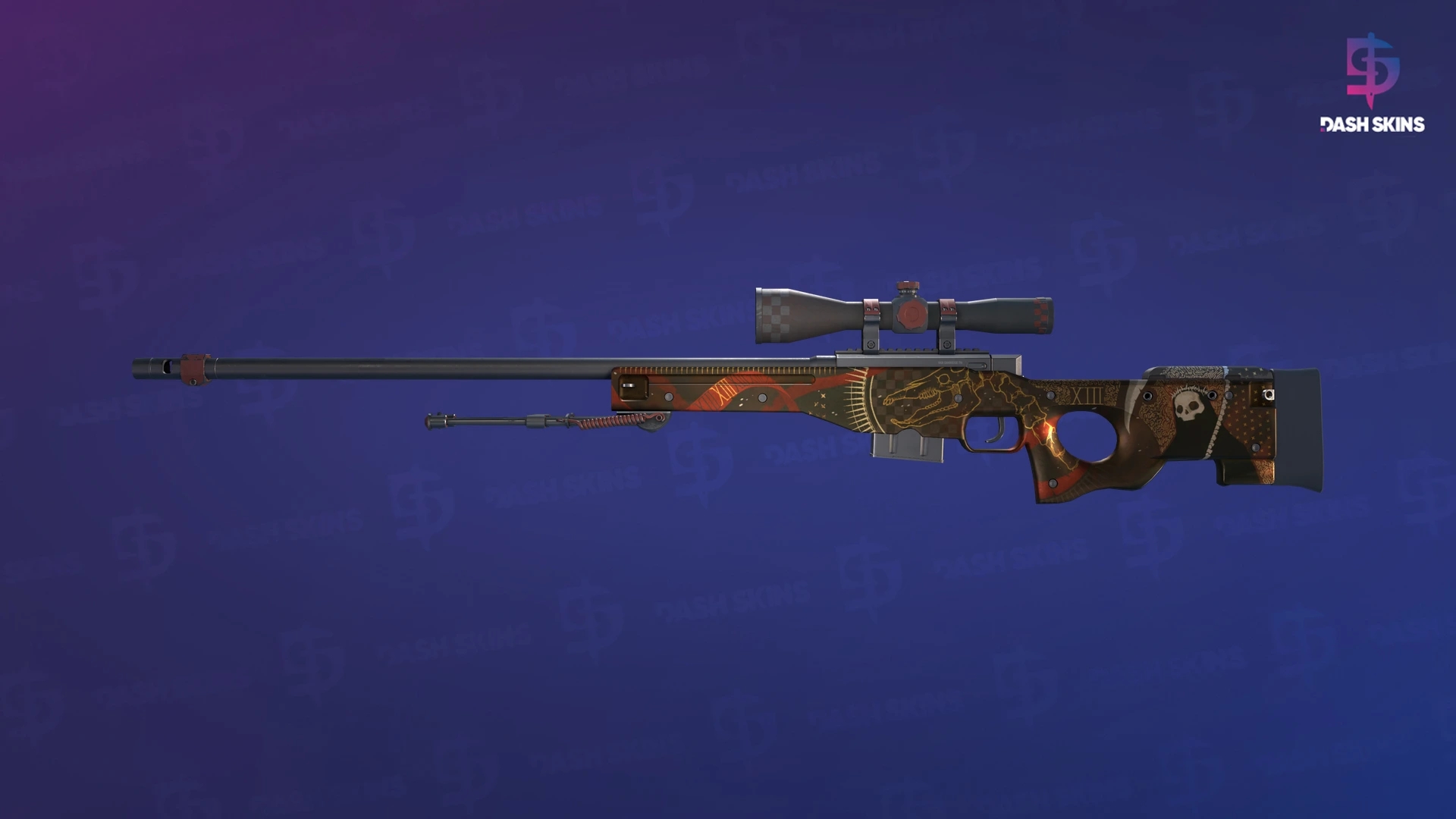 AWP | Mortis (Well-Worn) Screenshot Playside