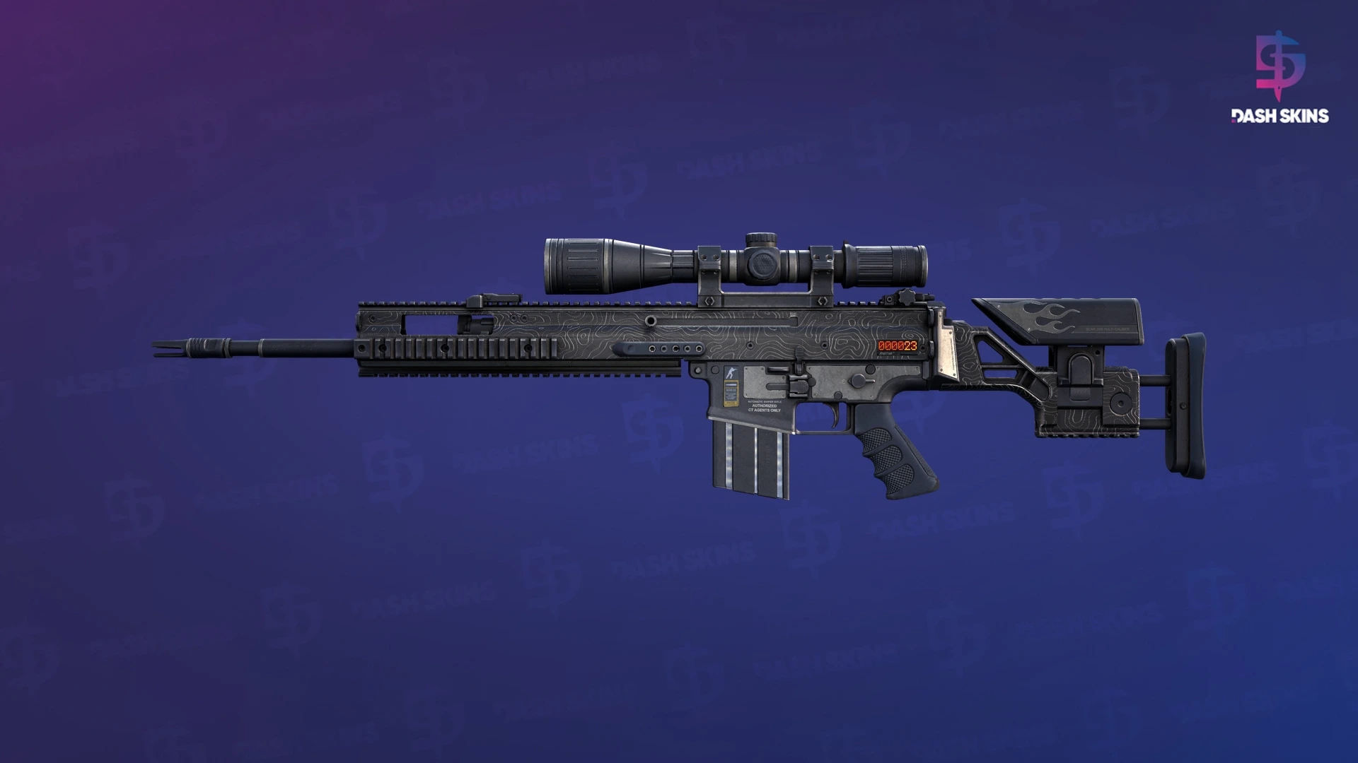 StatTrak™ SCAR-20 | Trail Blazer (Field-Tested) Screenshot Playside
