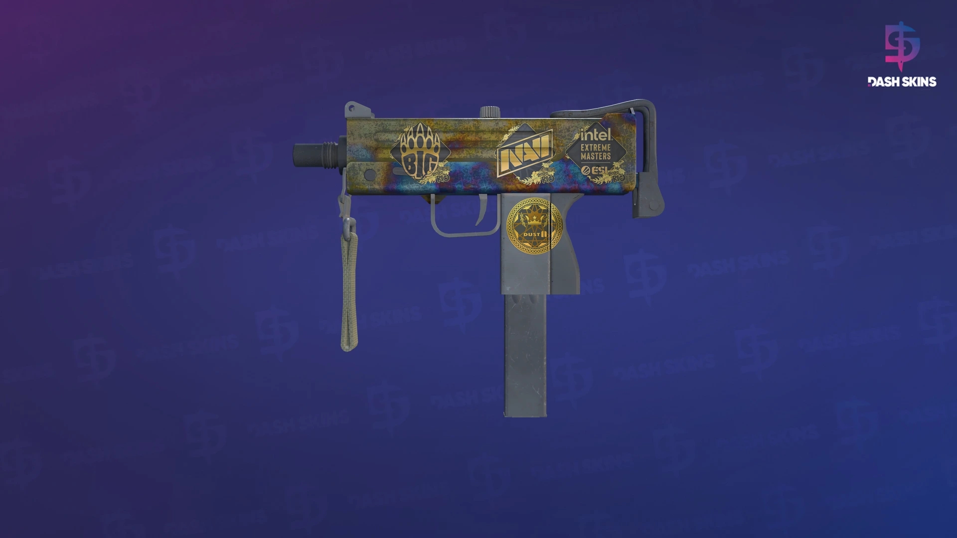 Souvenir MAC-10 | Case Hardened (Battle-Scarred) Screenshot Playside