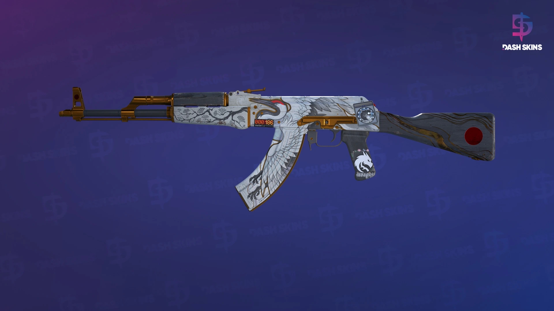 StatTrak™ AK-47 | Crane Flight (Field-Tested) Screenshot Playside