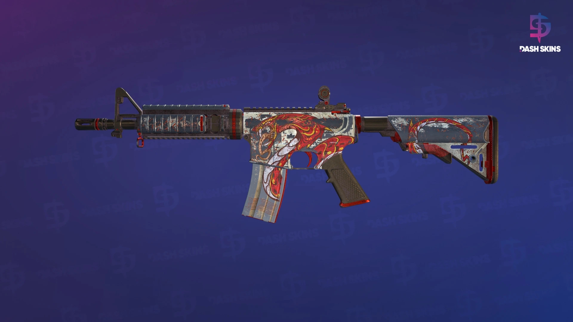 M4A4 | Falak (Battle-Scarred) Screenshot Playside