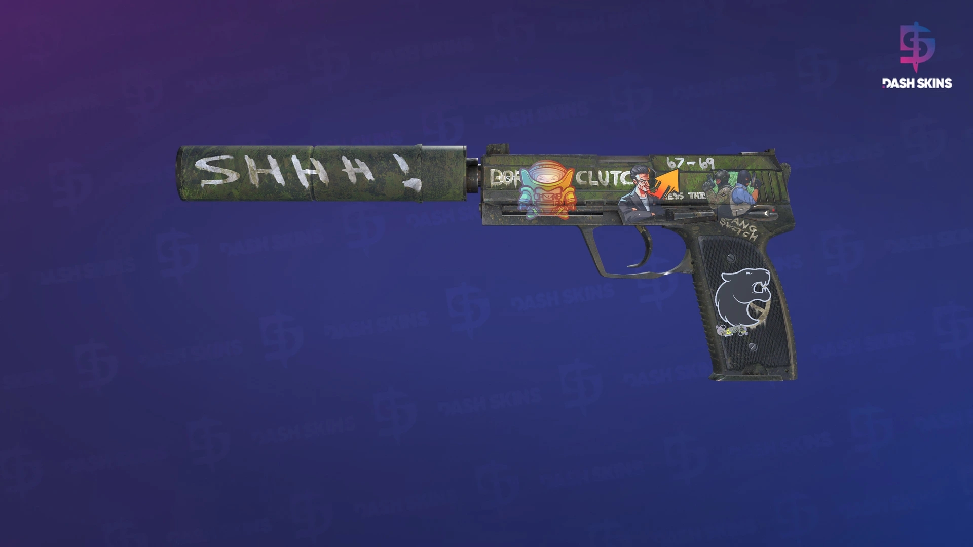 USP-S | Flashback (Minimal Wear) Screenshot Playside
