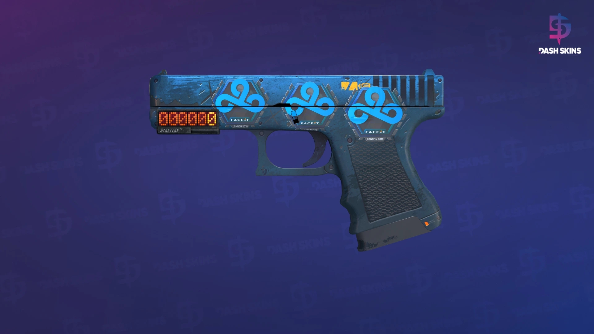 StatTrak™ Glock-18 | Off World (Well-Worn) Screenshot Playside
