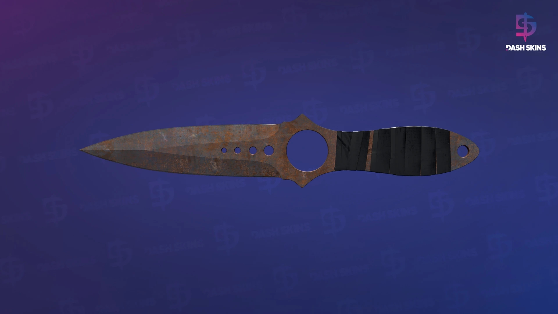 ★ Skeleton Knife | Rust Coat (Battle-Scarred) Screenshot Playside