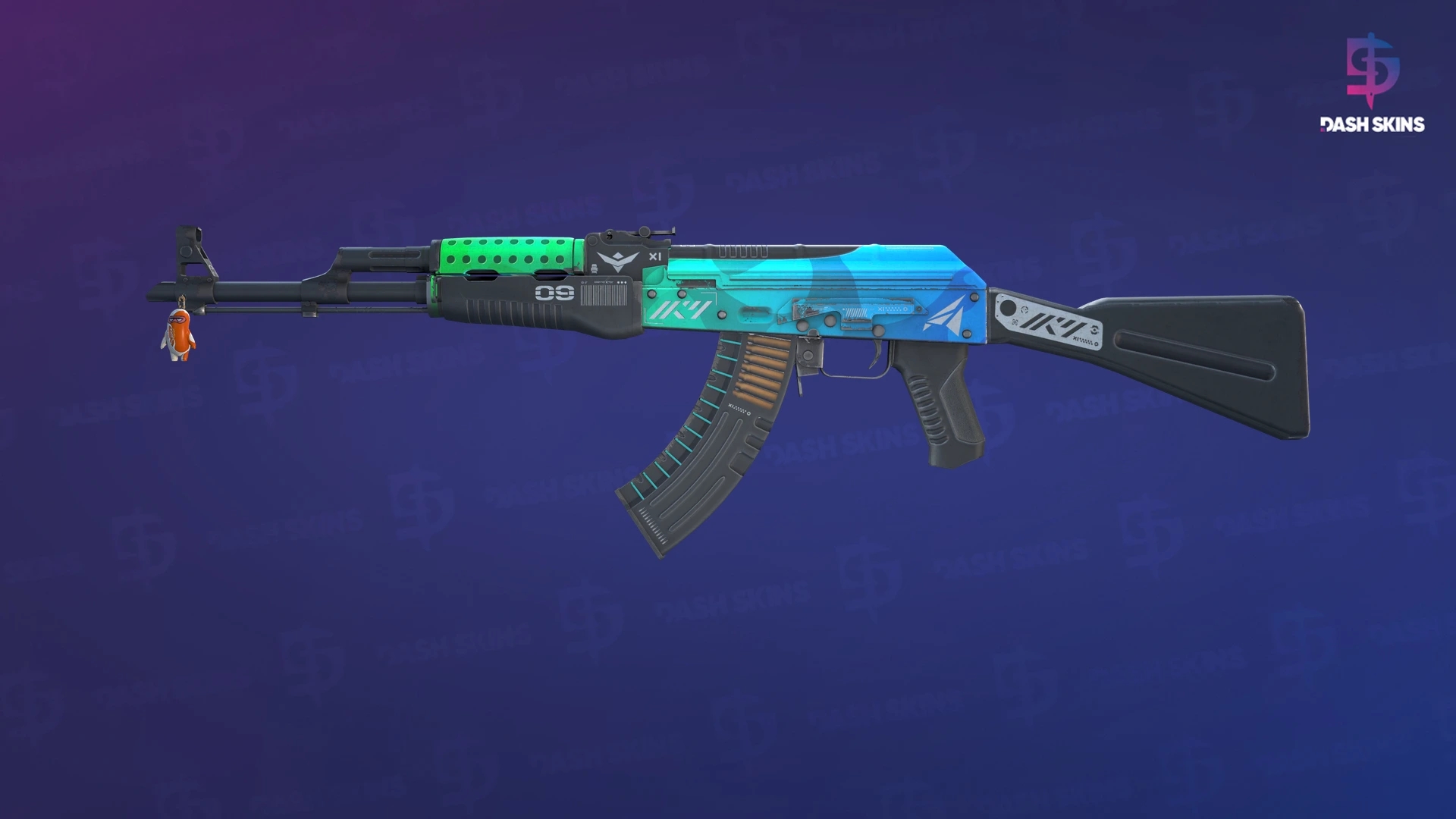 AK-47 | Ice Coaled (Field-Tested) Screenshot Playside