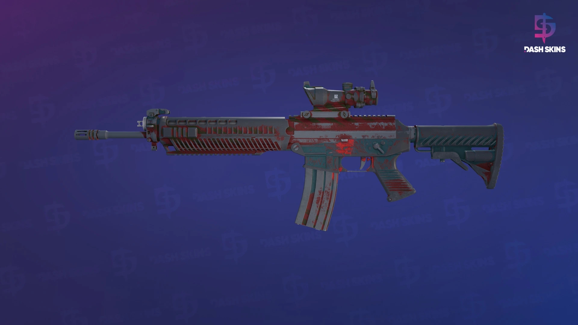 SG 553 | Fallout Warning (Battle-Scarred) Screenshot Playside