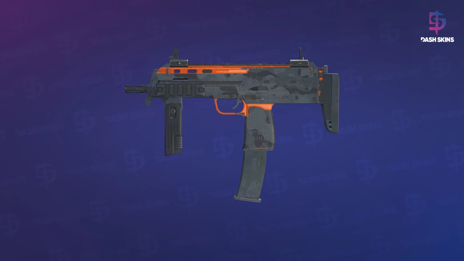 MP7 | Urban Hazard (Well-Worn) Screenshot Playside