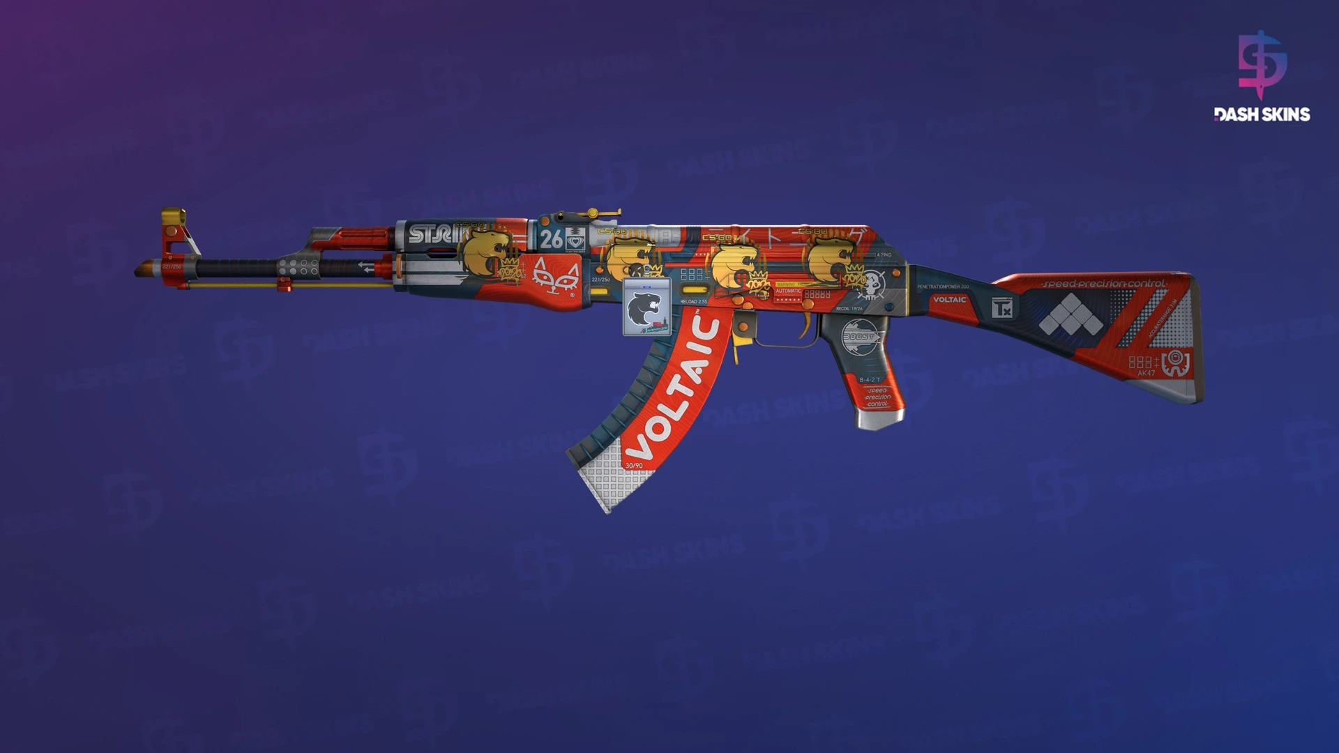 AK-47 | Bloodsport (Field-Tested) Screenshot Playside
