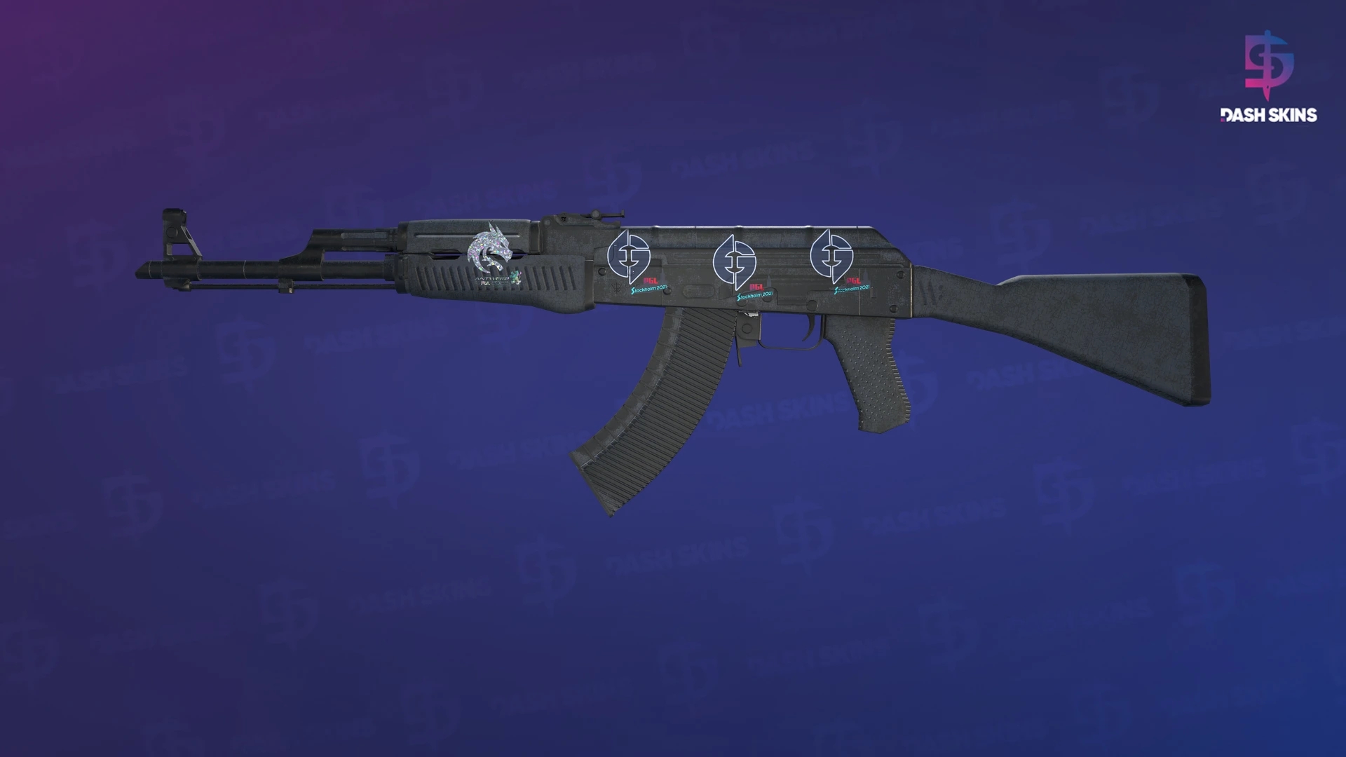 AK-47 | Slate (Battle-Scarred) Screenshot Playside