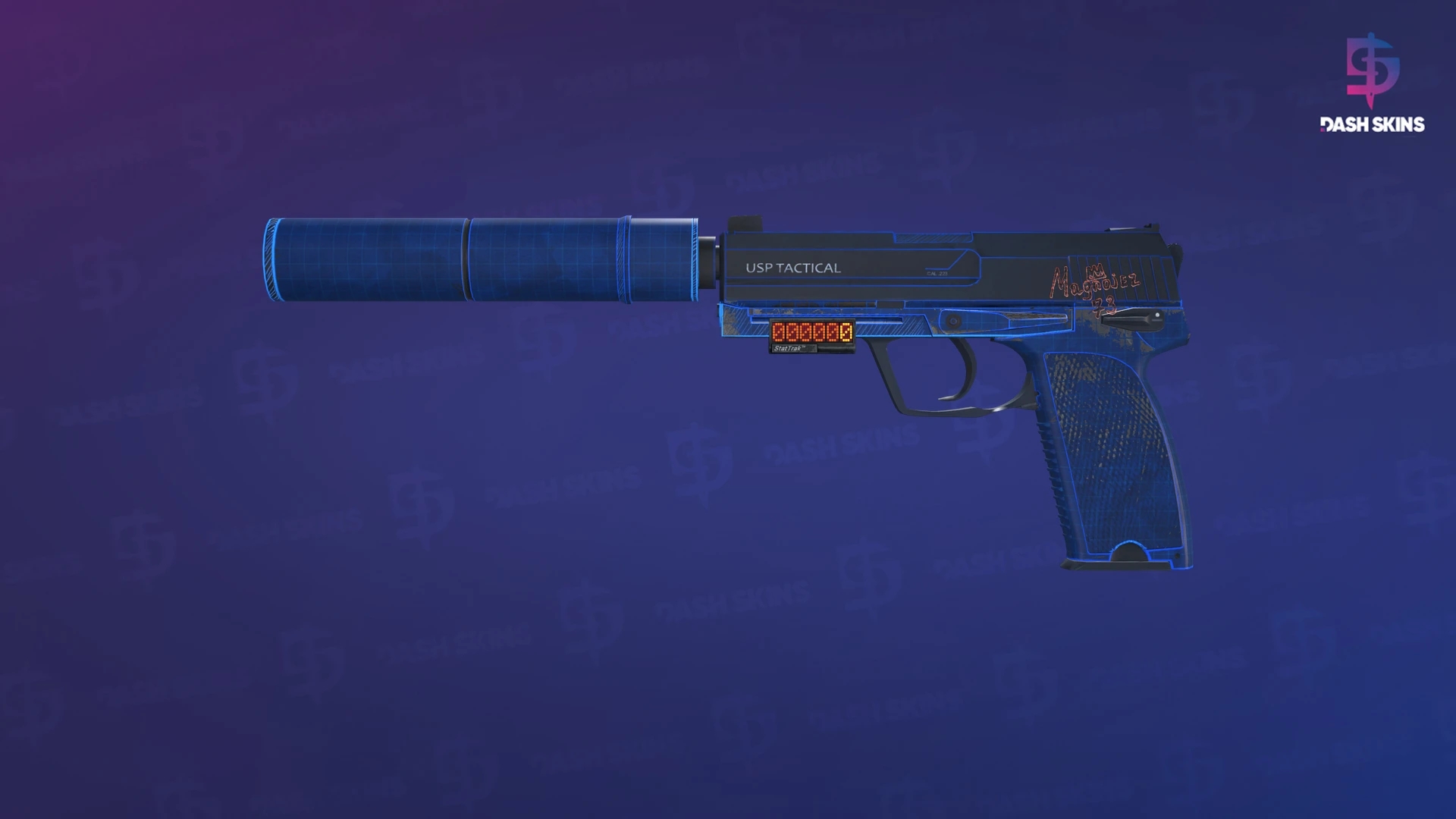 StatTrak™ USP-S | Blueprint (Field-Tested) Screenshot Playside
