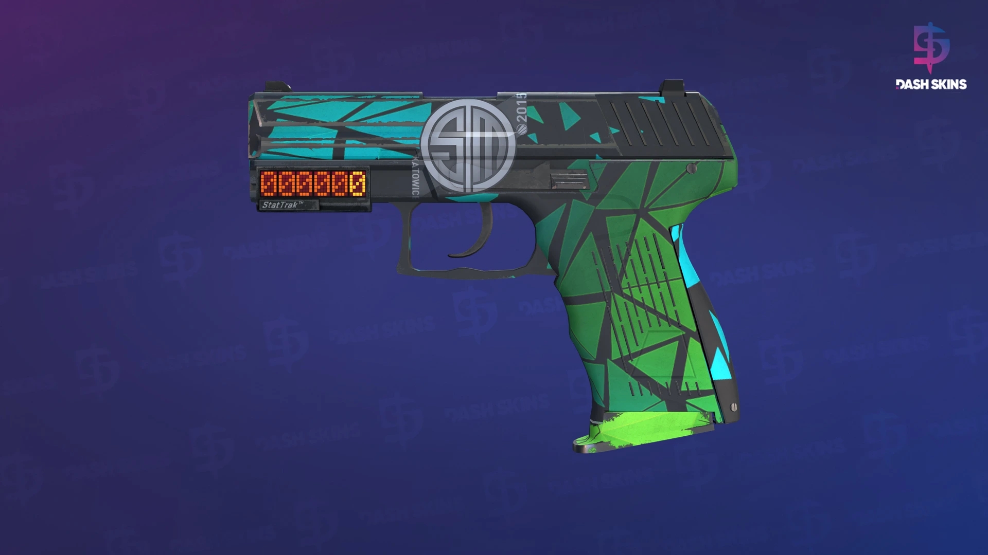 StatTrak™ P2000 | Pulse (Field-Tested) Screenshot Playside