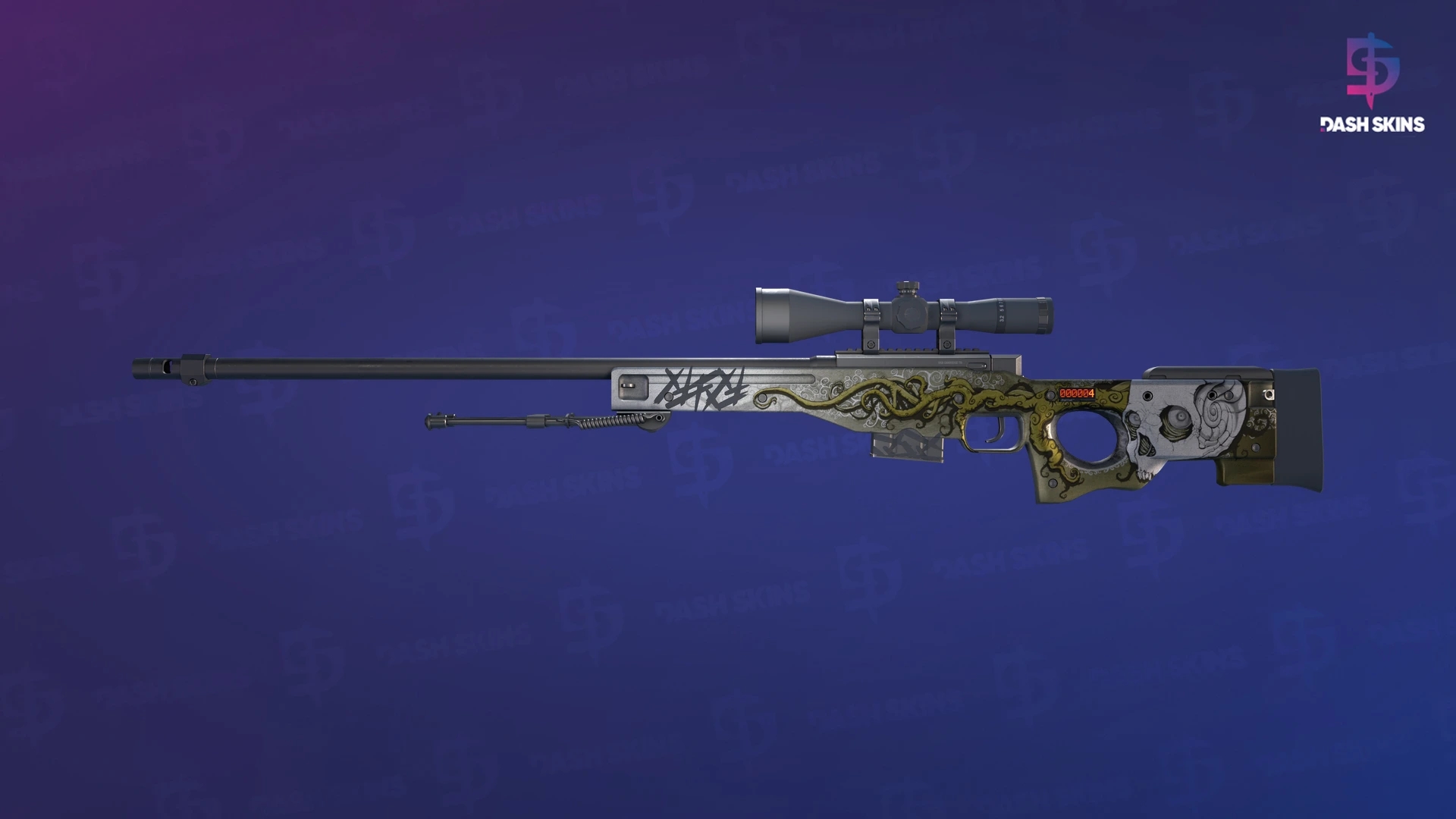 StatTrak™ AWP | Worm God (Field-Tested) Screenshot Playside
