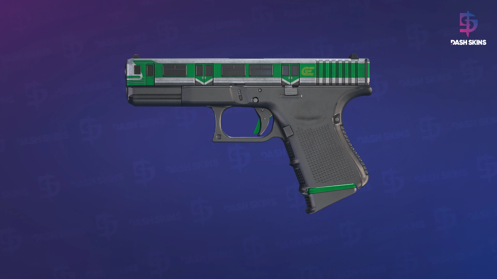 Glock-18 | Green Line (Minimal Wear) Screenshot Playside