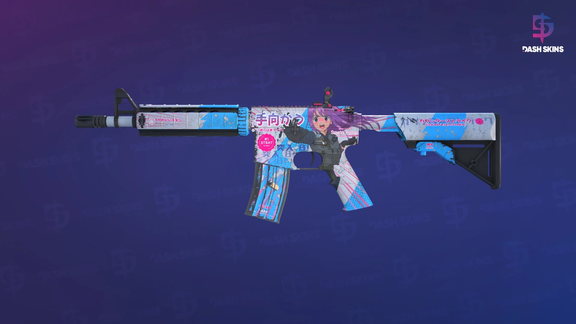 M4A4 | Temukau (Field-Tested) Screenshot Playside