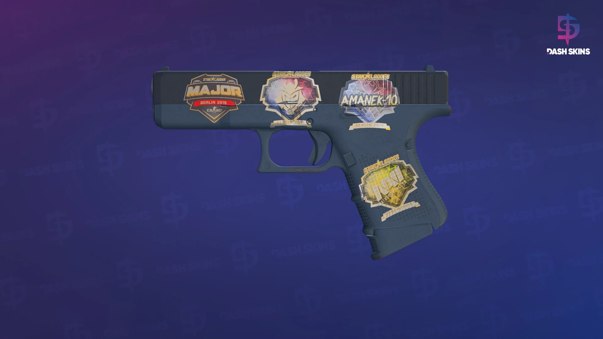 Souvenir Glock-18 | Night (Minimal Wear) Screenshot Playside