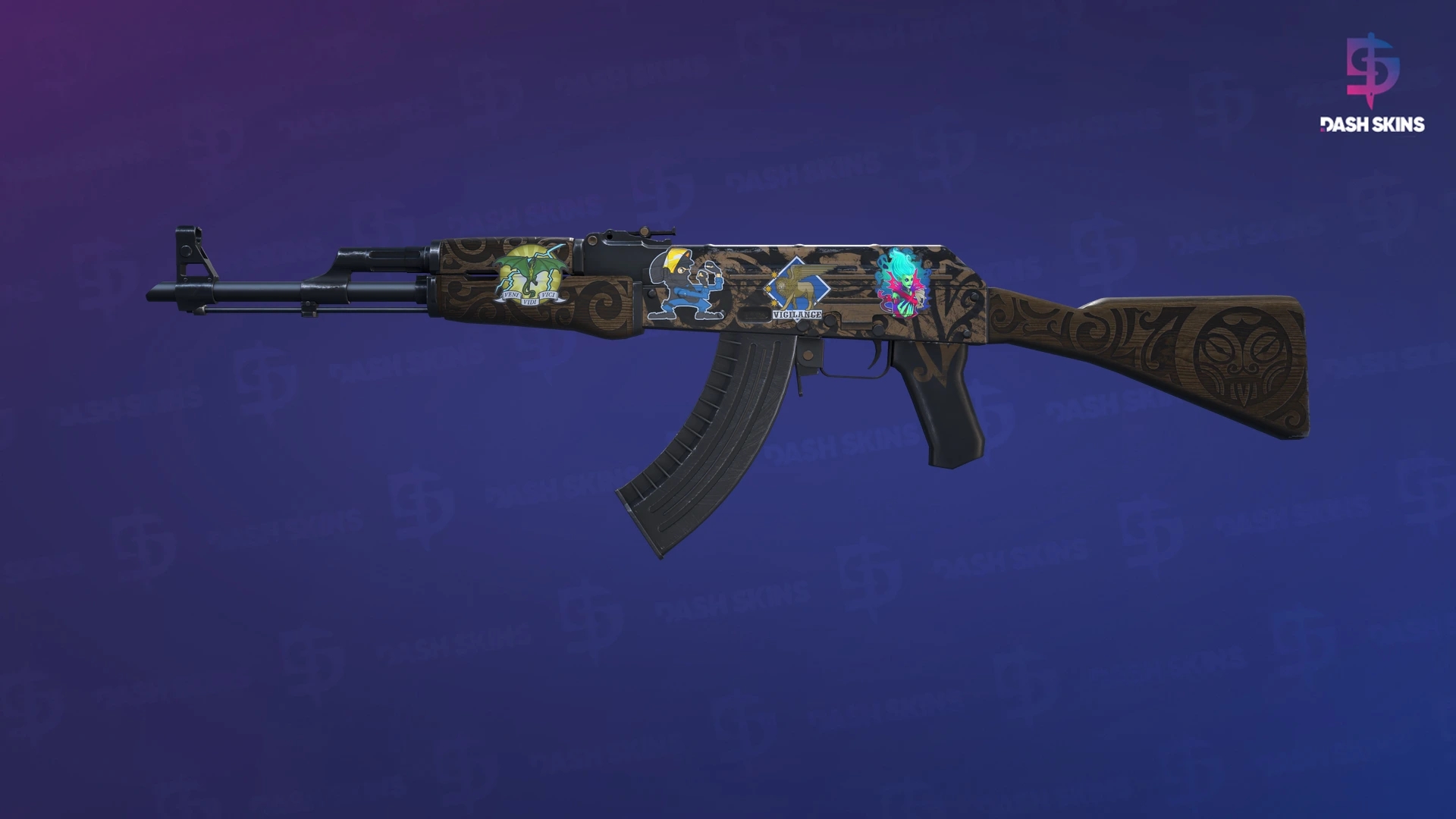 AK-47 | Uncharted (Factory New) Screenshot Playside