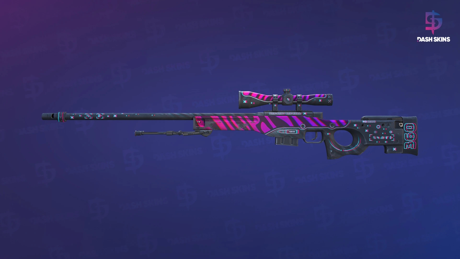 AWP | Chromatic Aberration (Field-Tested) Screenshot Playside