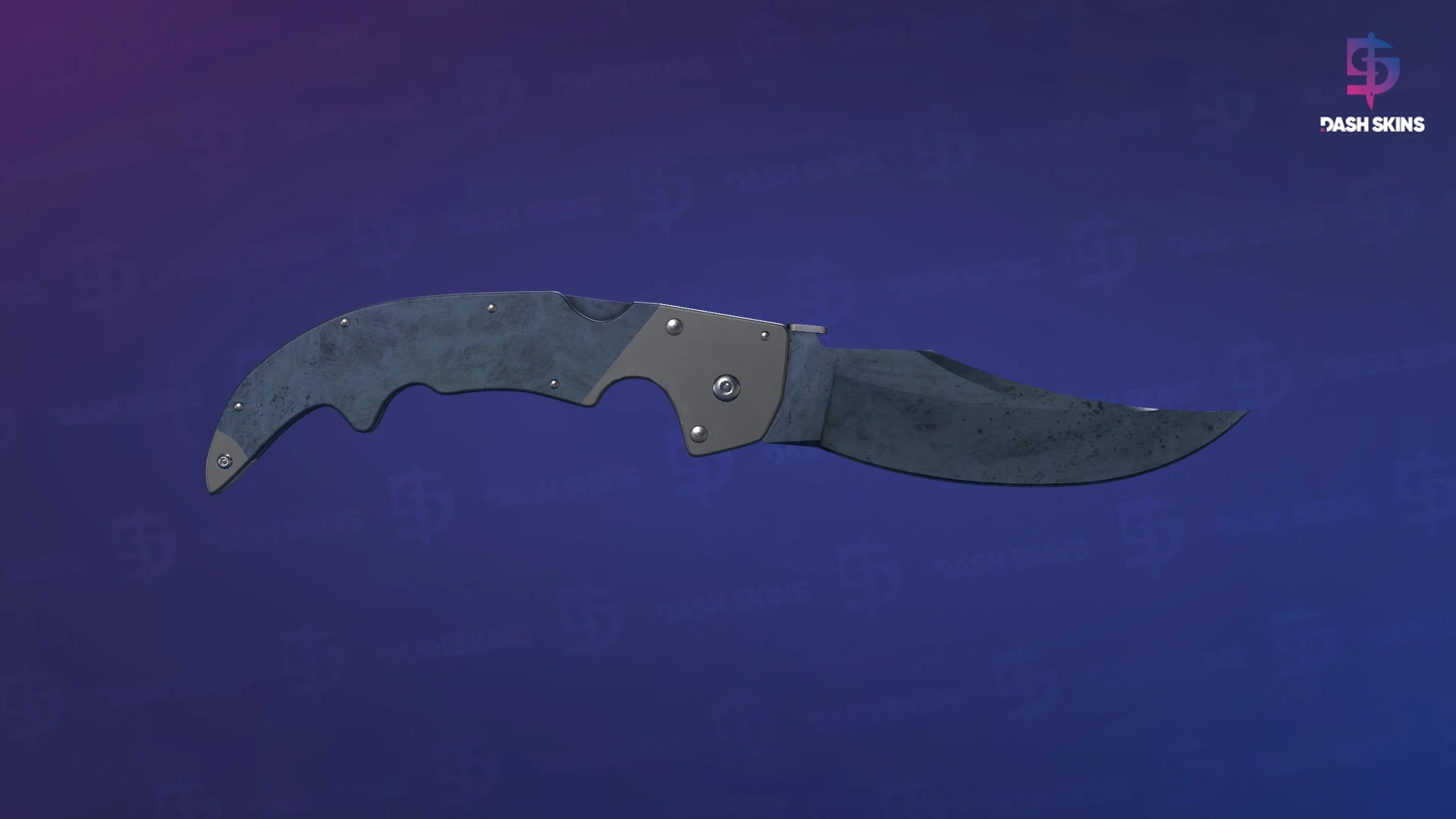 ★ Falchion Knife | Blue Steel (Field-Tested) Screenshot Playside