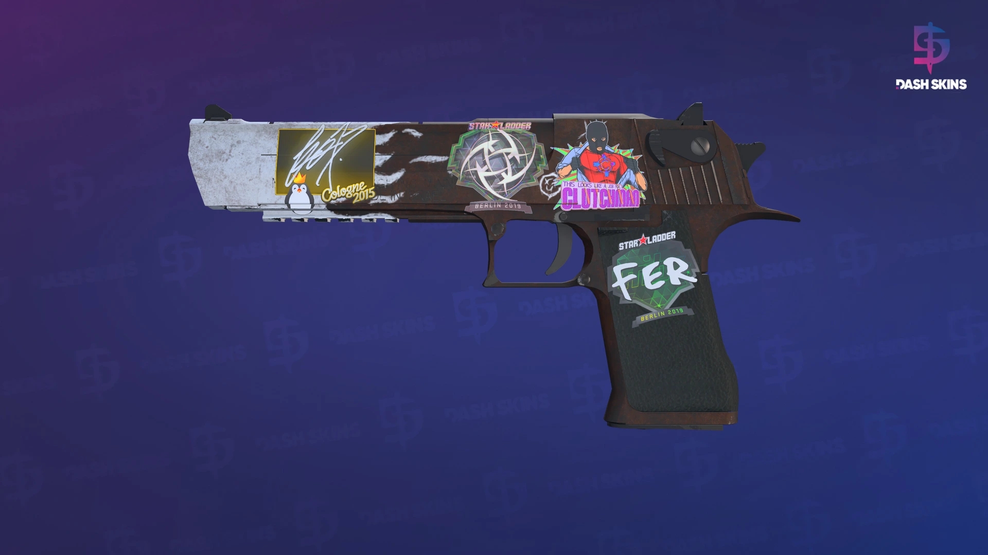 Desert Eagle | Oxide Blaze (Minimal Wear) Screenshot Playside