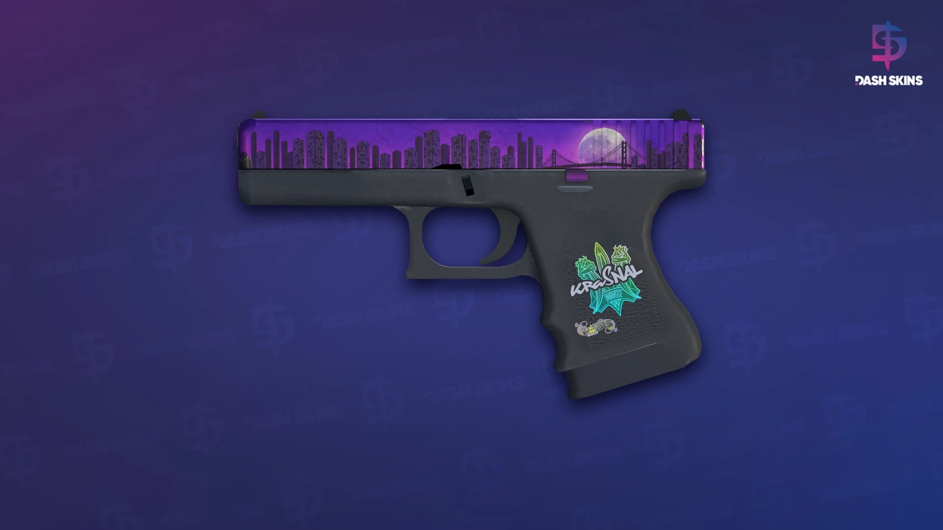 Glock-18 | Moonrise (Minimal Wear) Screenshot Playside