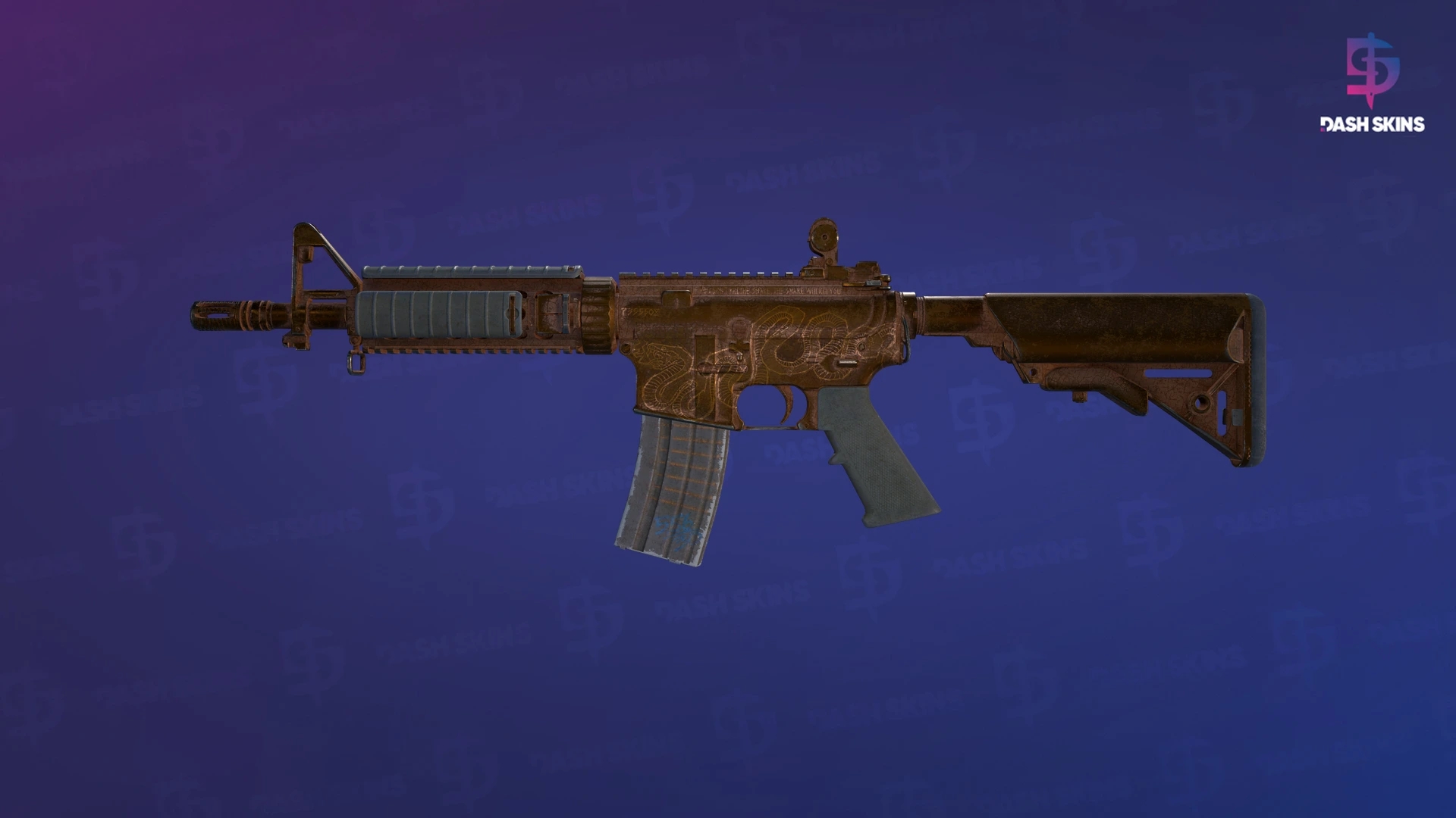 M4A4 | Etch Lord (Battle-Scarred) Screenshot Playside