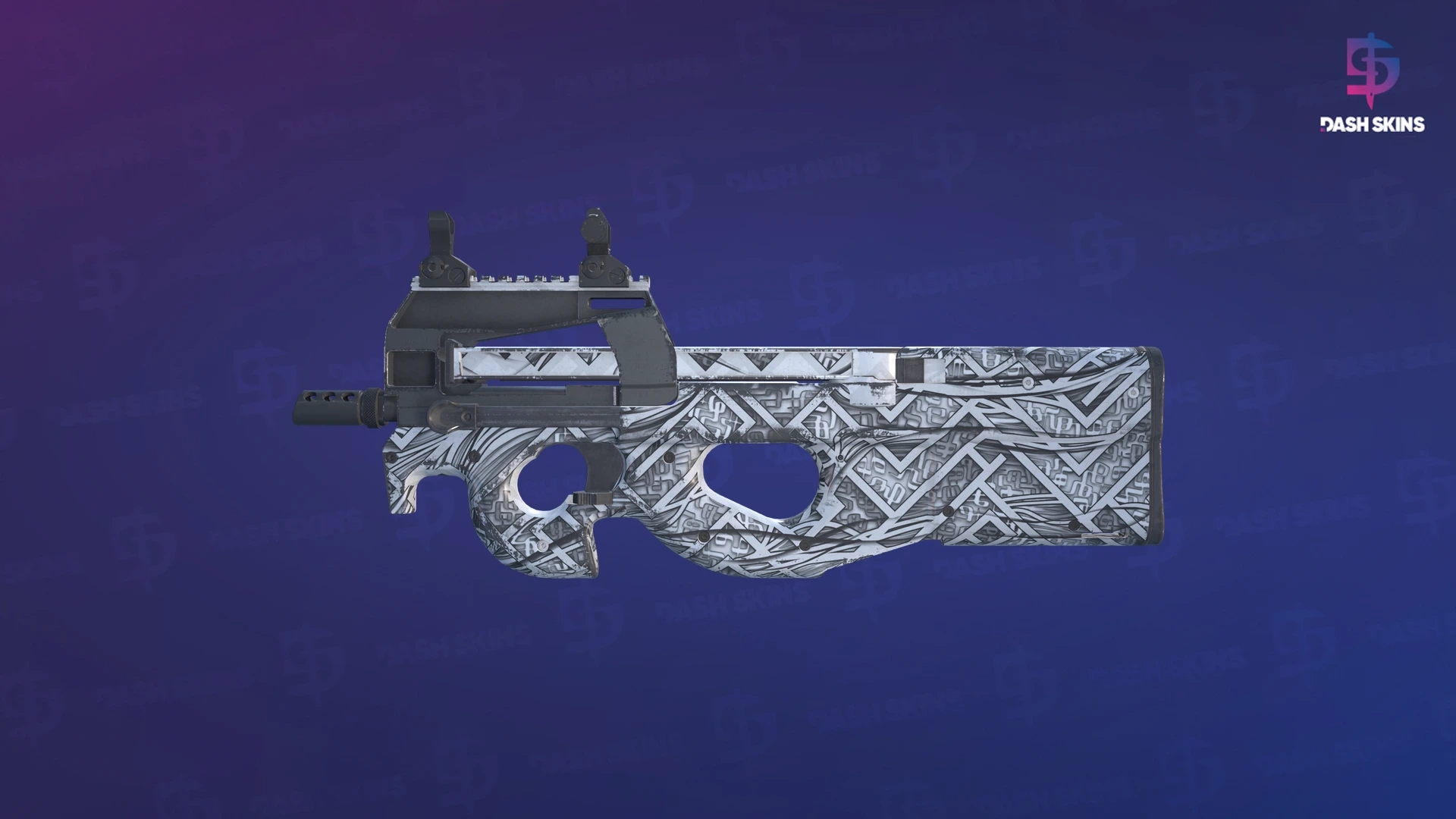 P90 | Aeolian Light (Minimal Wear) Screenshot Playside