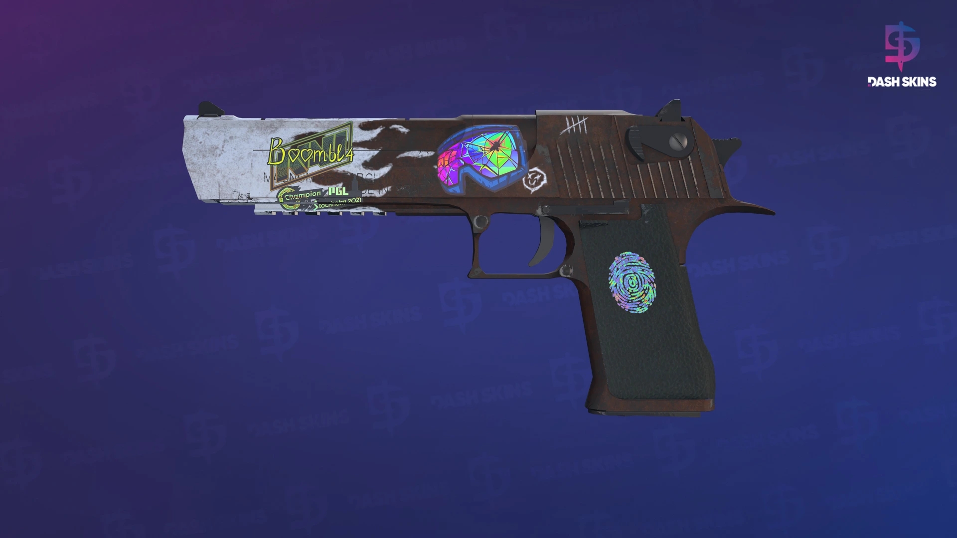 Desert Eagle | Oxide Blaze (Minimal Wear) Screenshot Playside