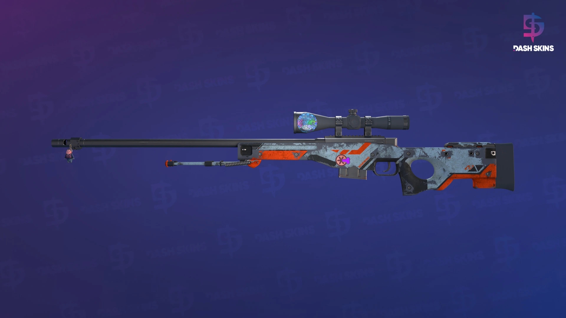 AWP | Asiimov (Battle-Scarred) Screenshot Playside