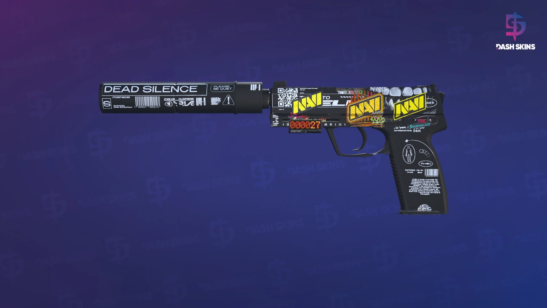 StatTrak™ USP-S | Ticket to Hell (Factory New) Screenshot Playside