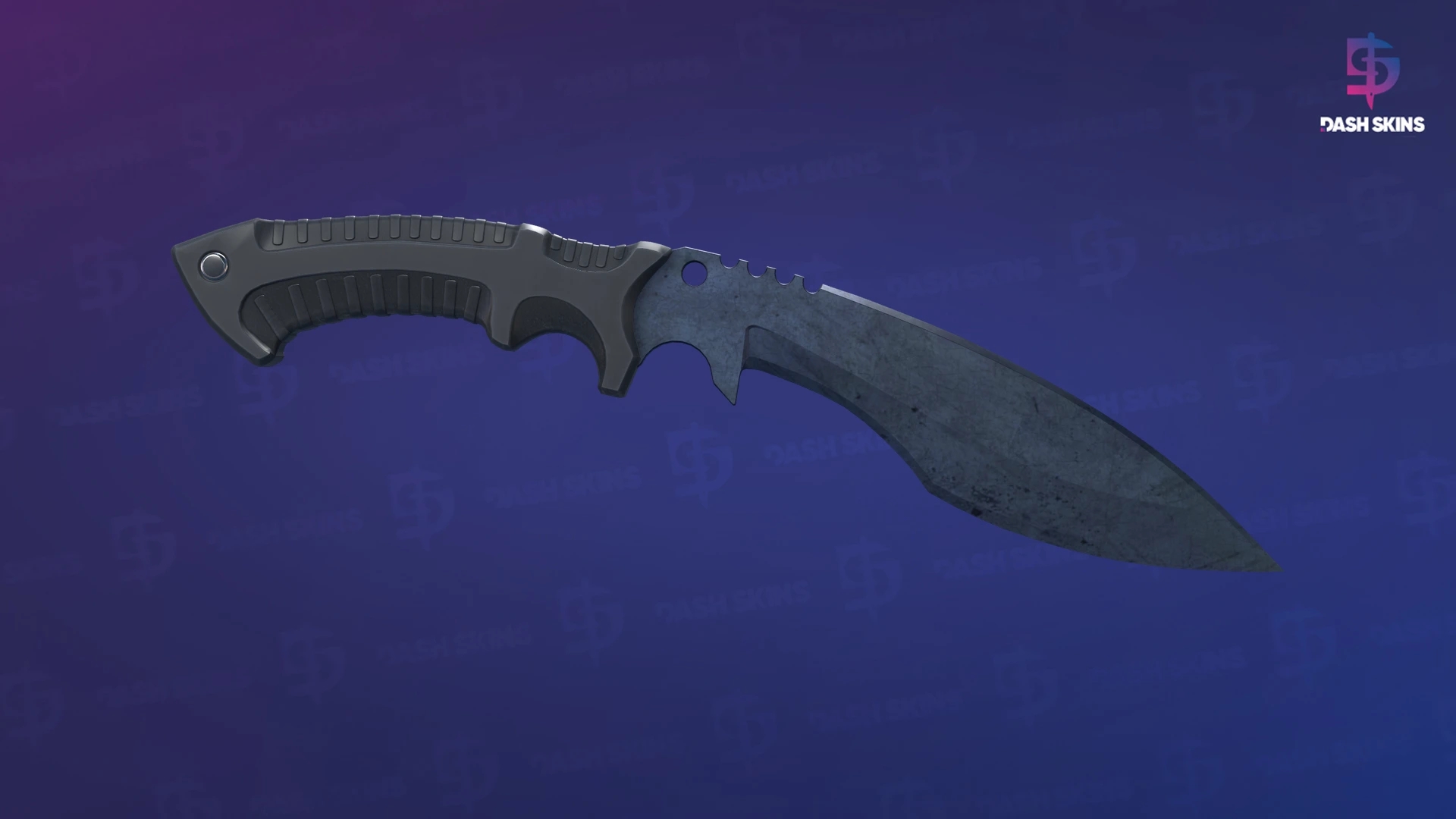 ★ Kukri Knife | Blue Steel (Well-Worn) Screenshot Playside