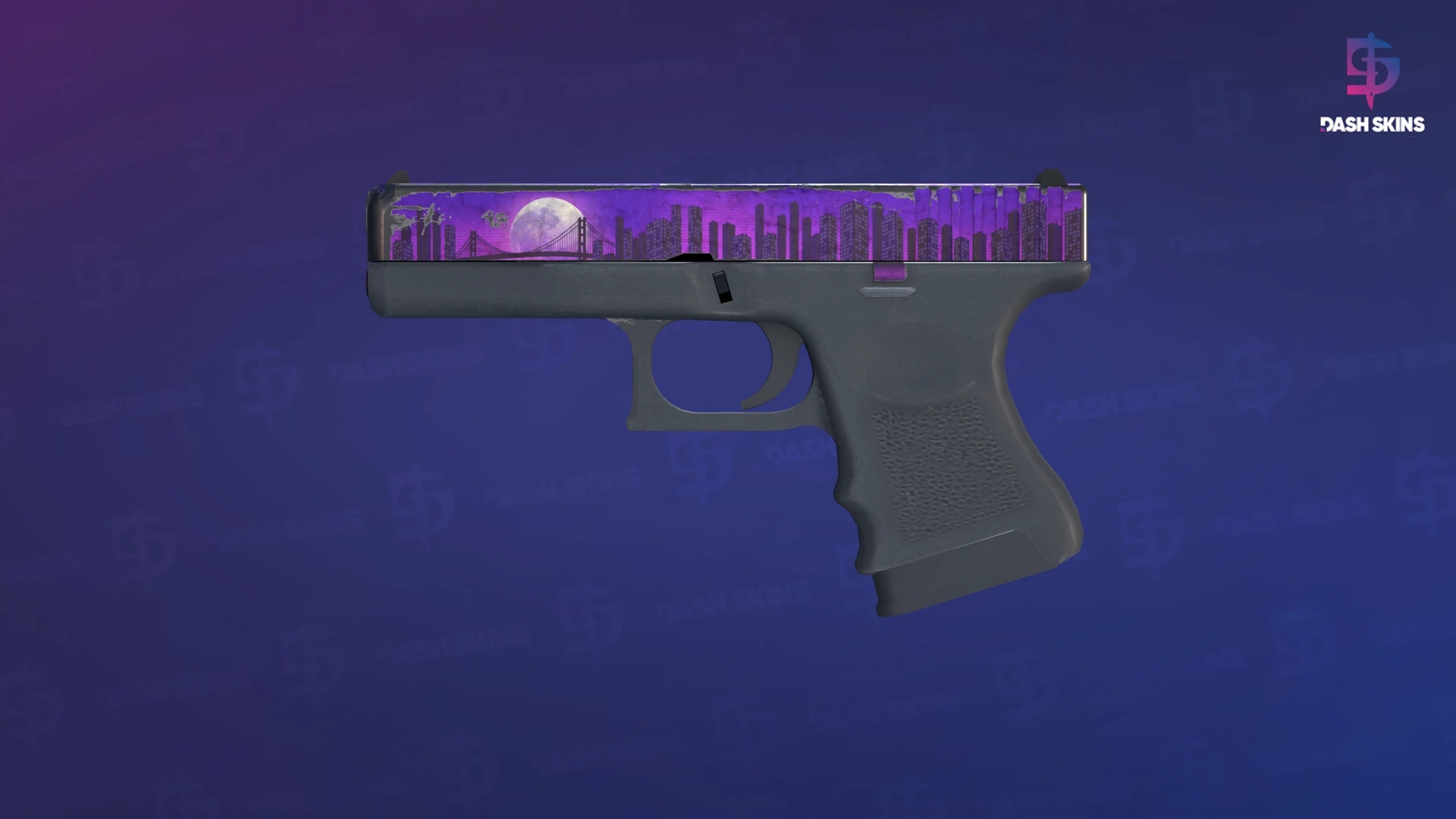 Glock-18 | Moonrise (Battle-Scarred) Screenshot Playside