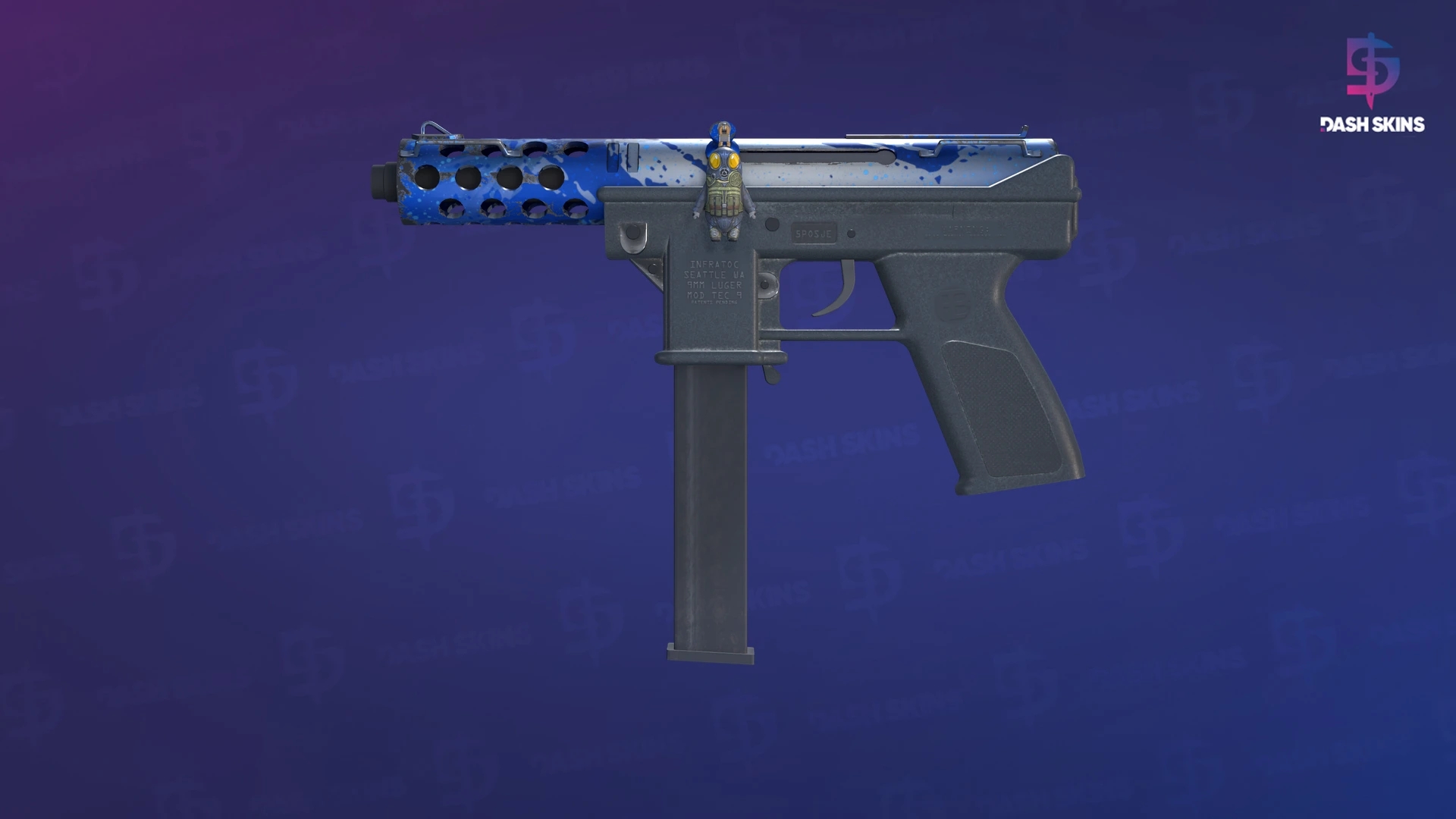 Tec-9 | Ice Cap (Minimal Wear) Screenshot Playside