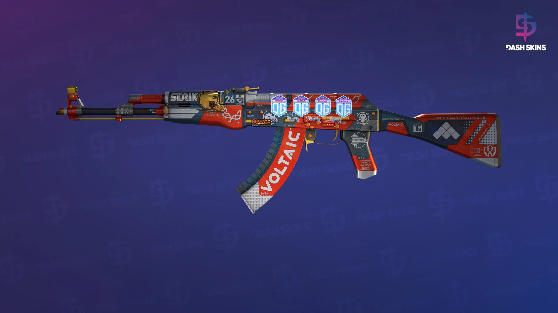 StatTrak™ AK-47 | Bloodsport (Field-Tested) Screenshot Playside