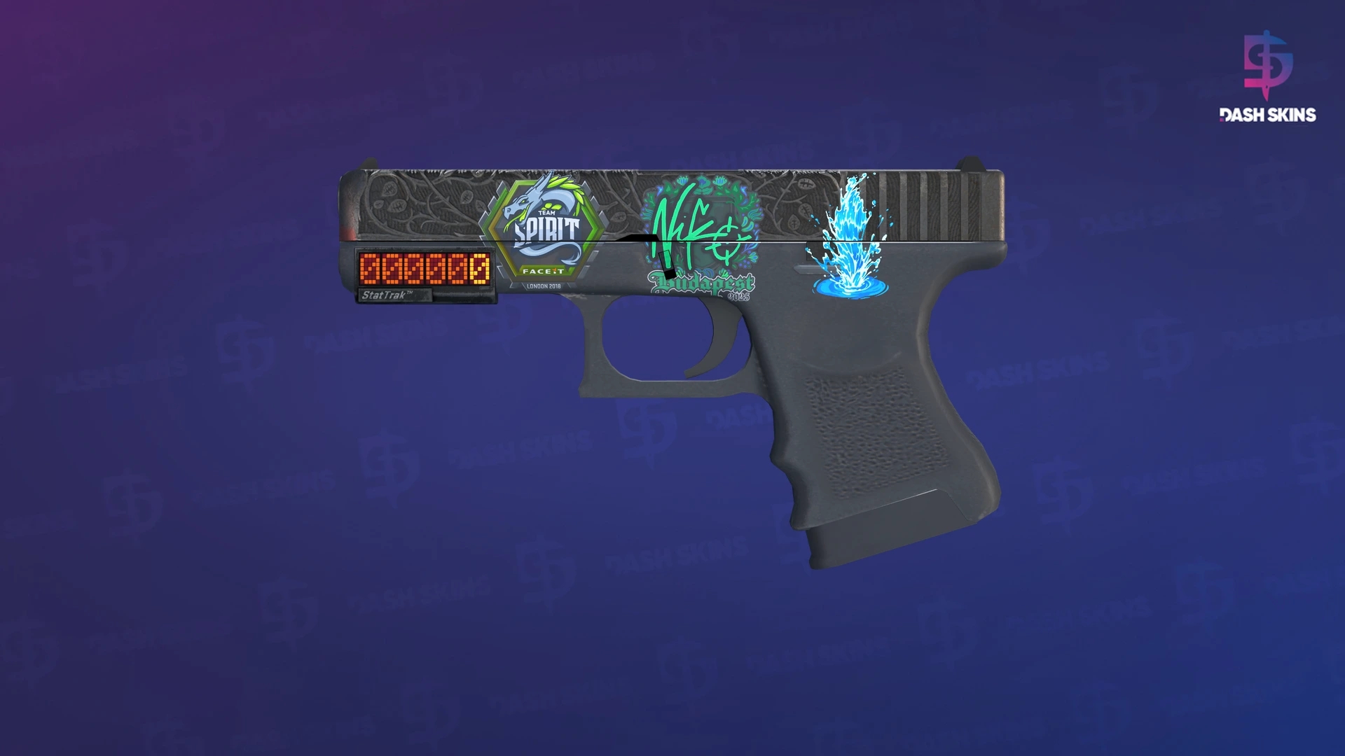 StatTrak™ Glock-18 | Ironwork (Battle-Scarred) Screenshot Playside